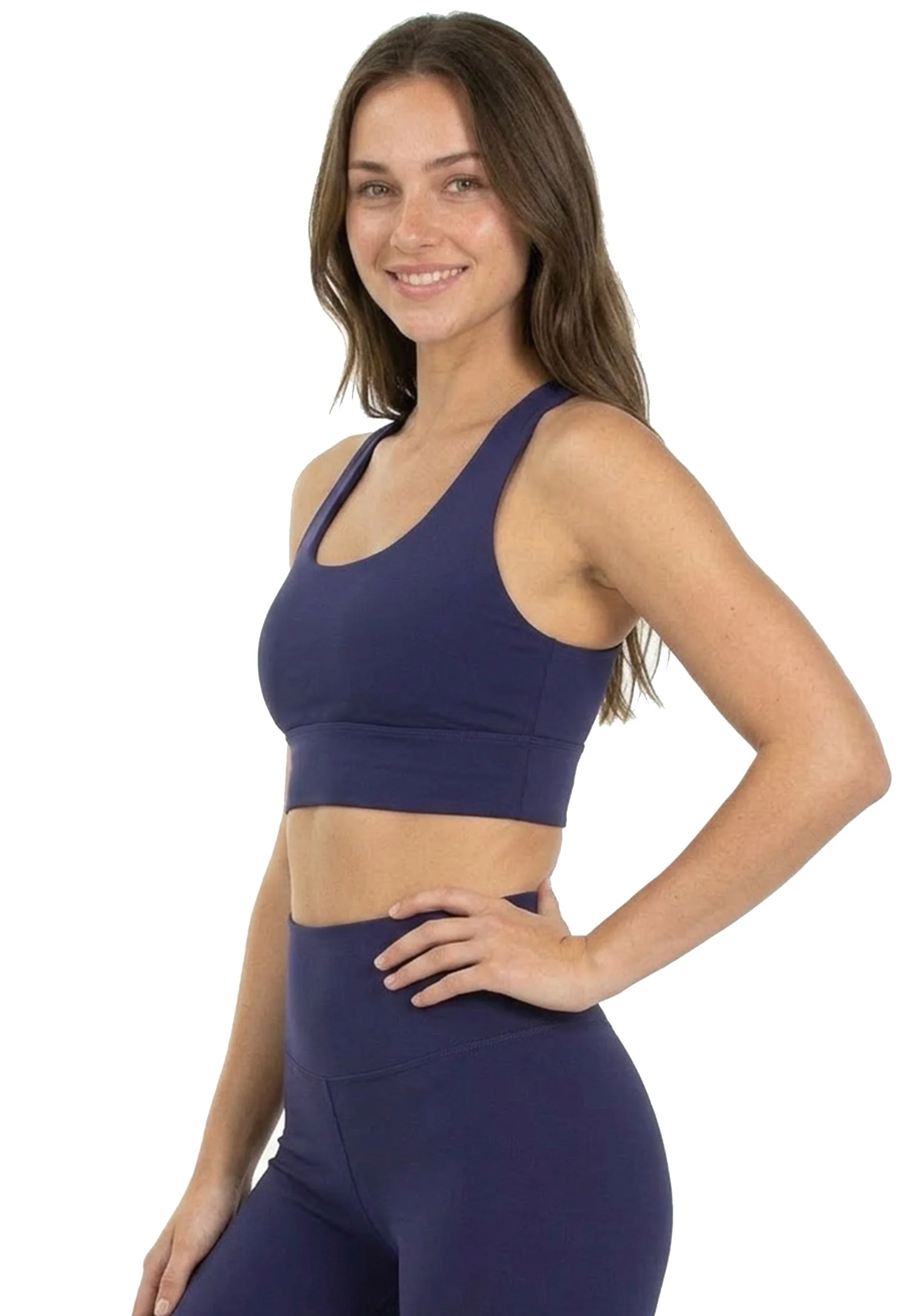 Push Up Sports Bra - Longline With Mesh Racer Back - 2 Pack - Image 8