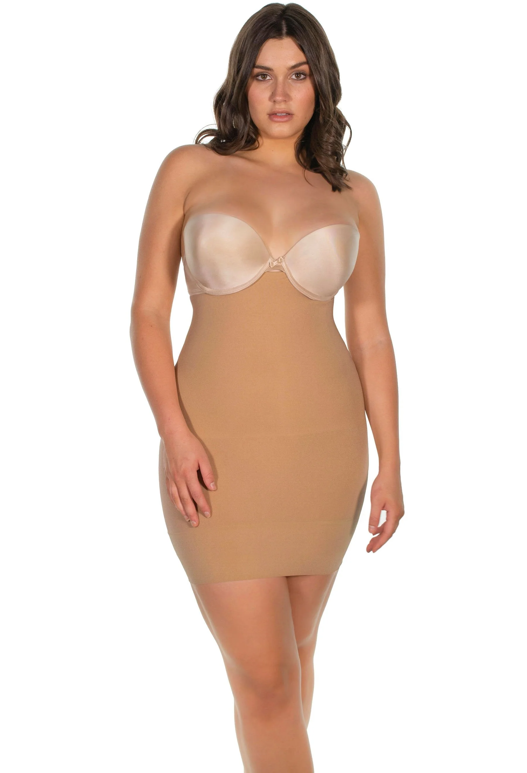 Underbust Shaping Slip - Tan - Image 3