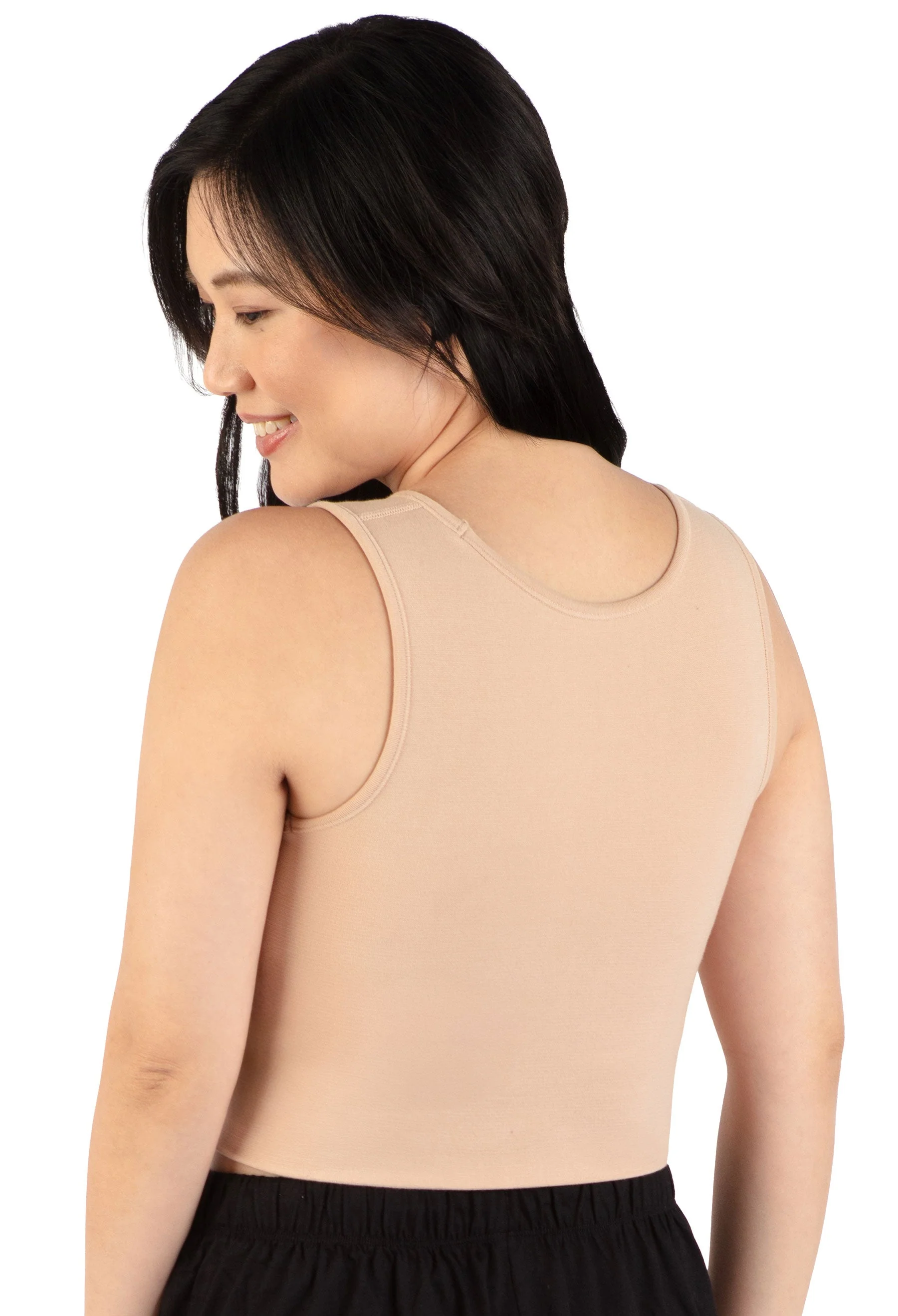Cotton Chest Binder Crop Tank - Image 5