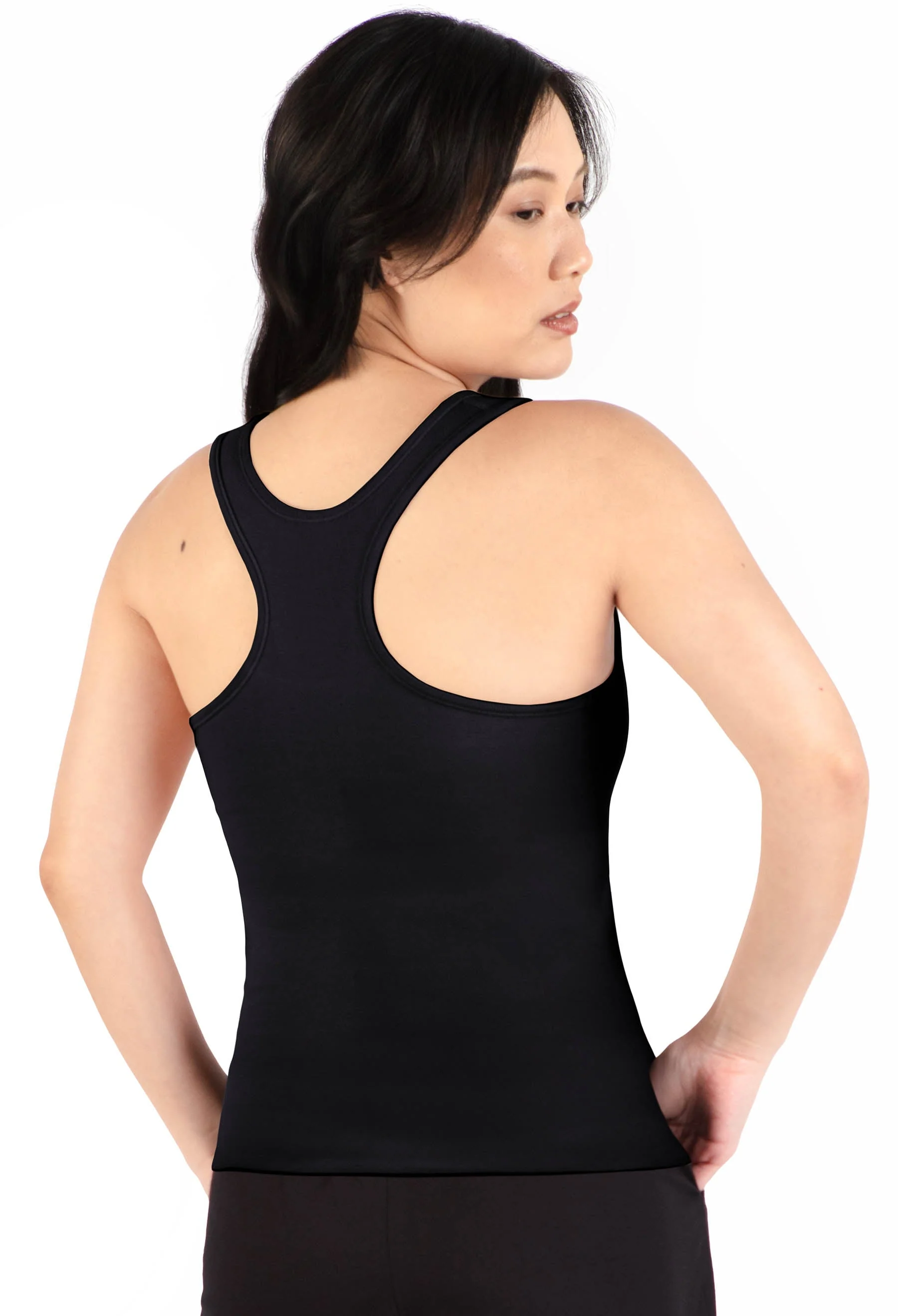 Cotton Chest Binder Racerback Top - Image 3
