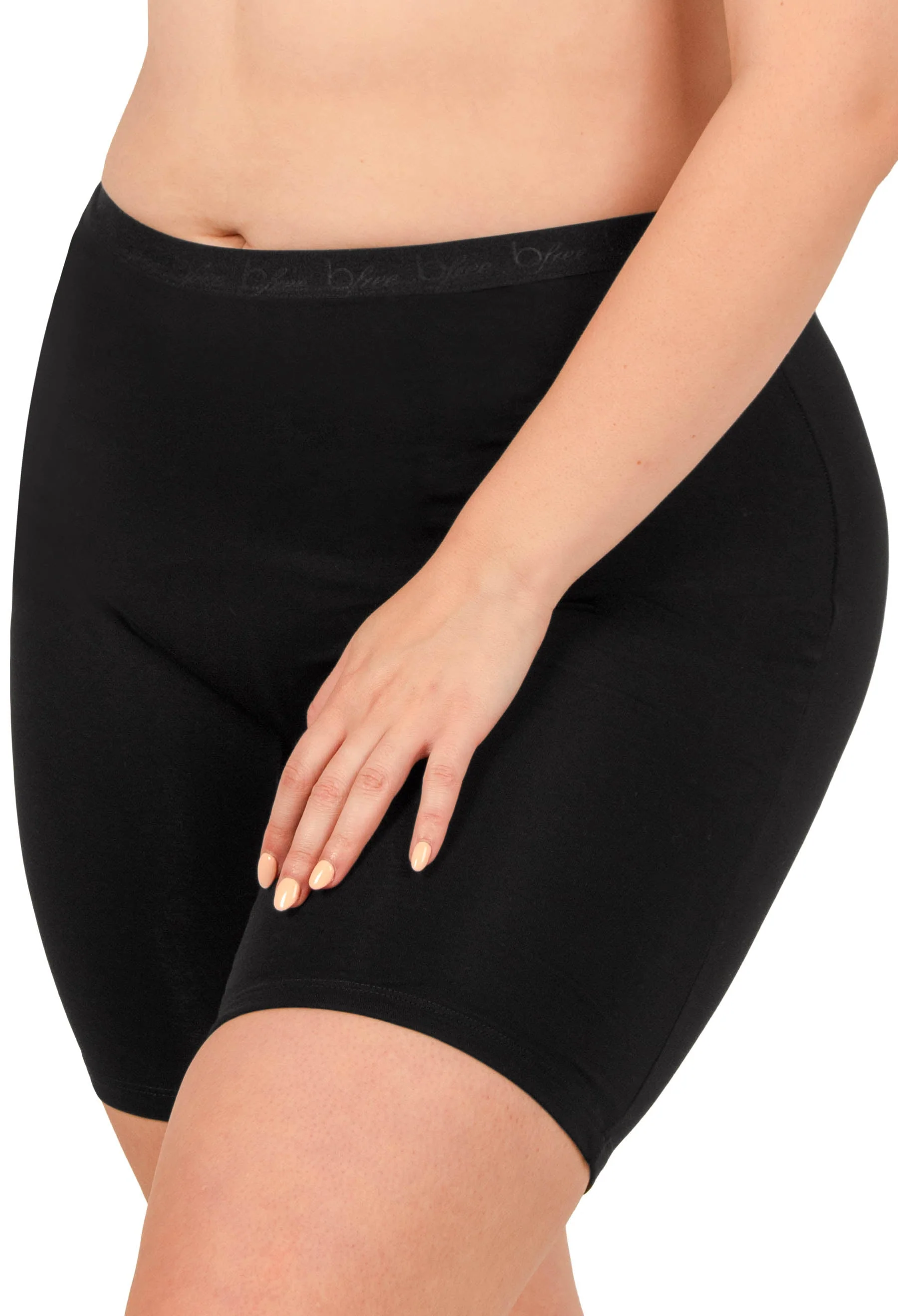 Cotton Rich Moderate Flow Leak Proof Anti-Chafing Shorts - 3 Pack - Image 3