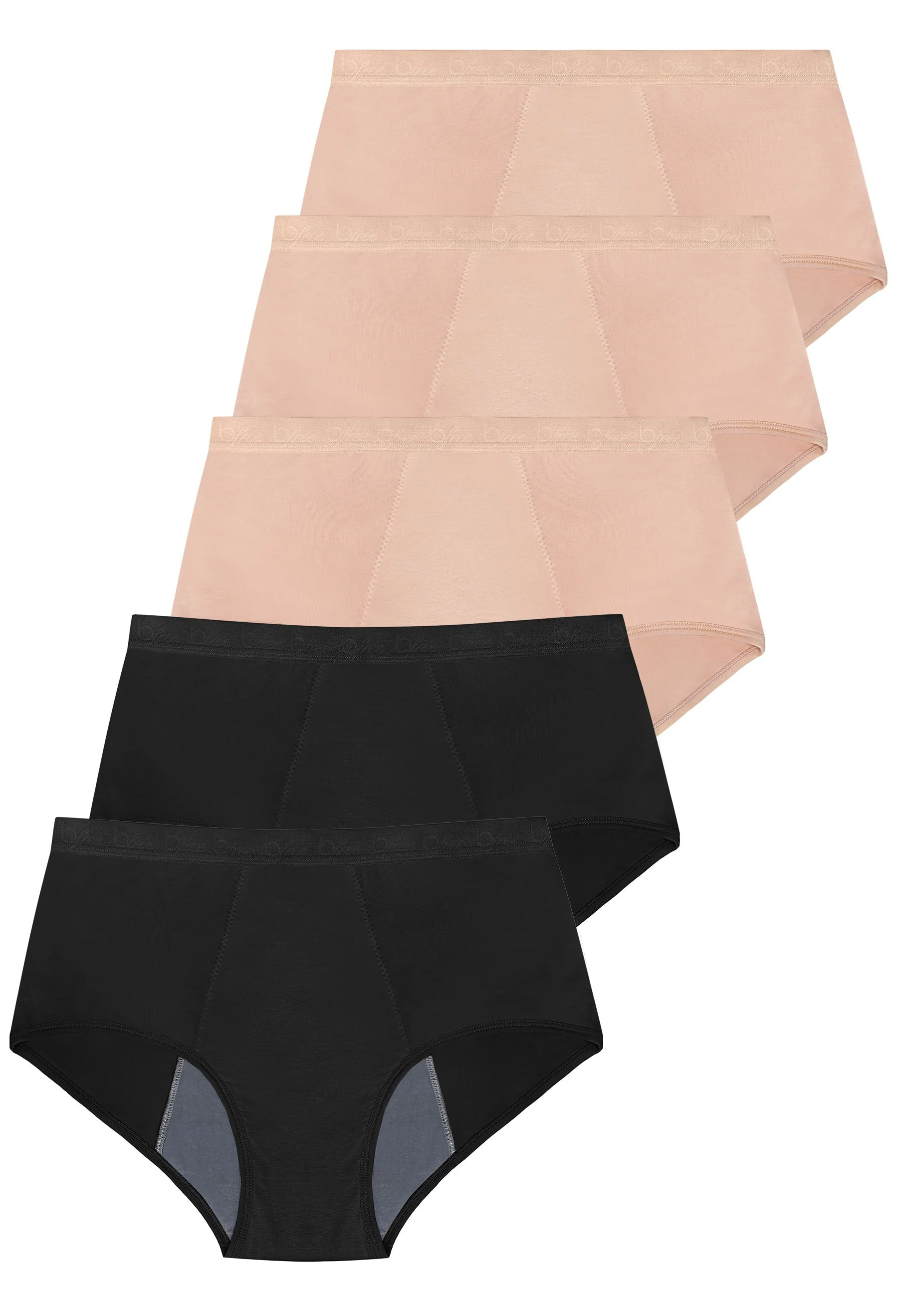 Cotton Rich Moderate Flow Leakage & Period Underwear - 5 Pack - Image 10
