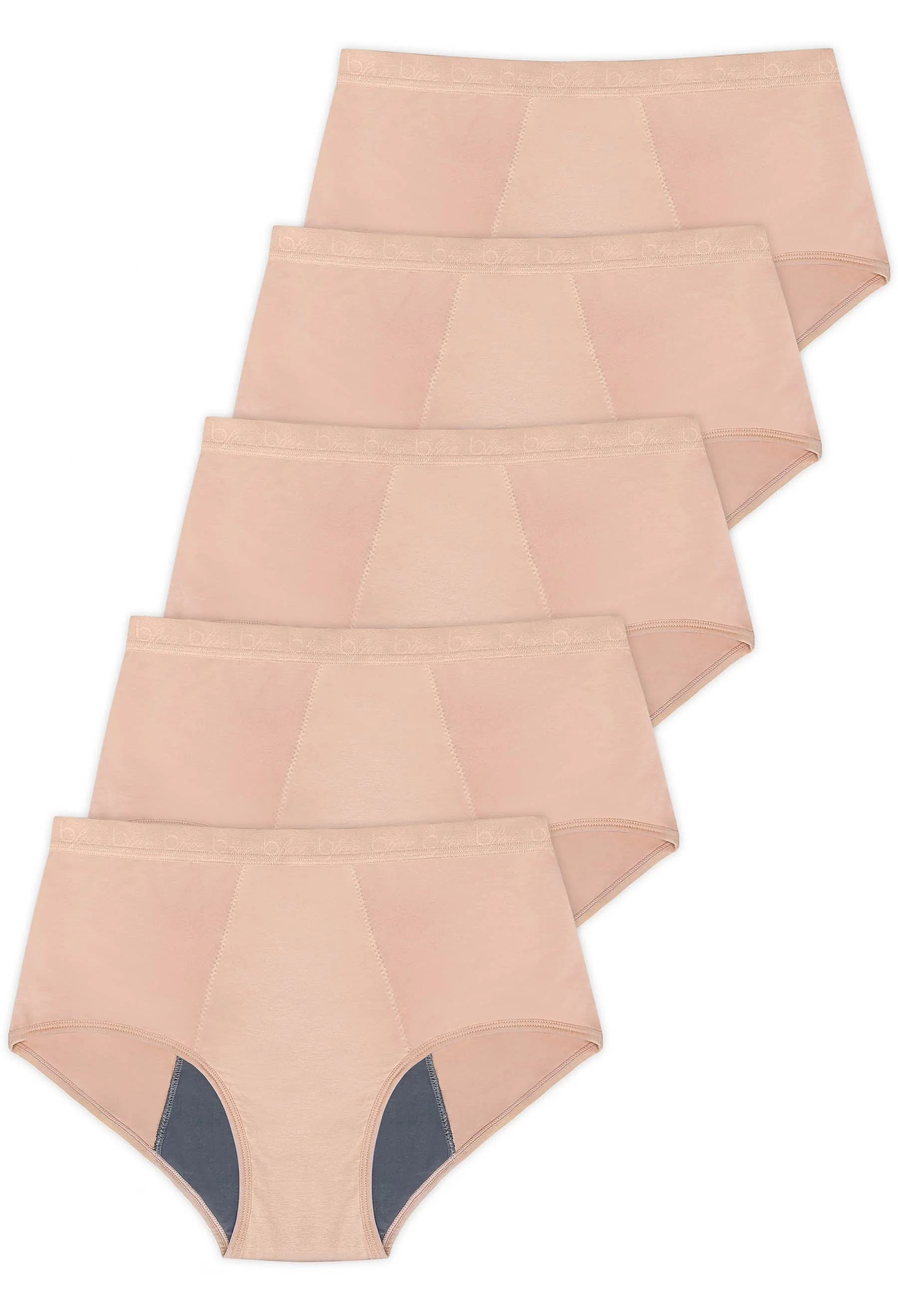 Cotton Rich Moderate Flow Leakage & Period Underwear - 5 Pack - Image 12