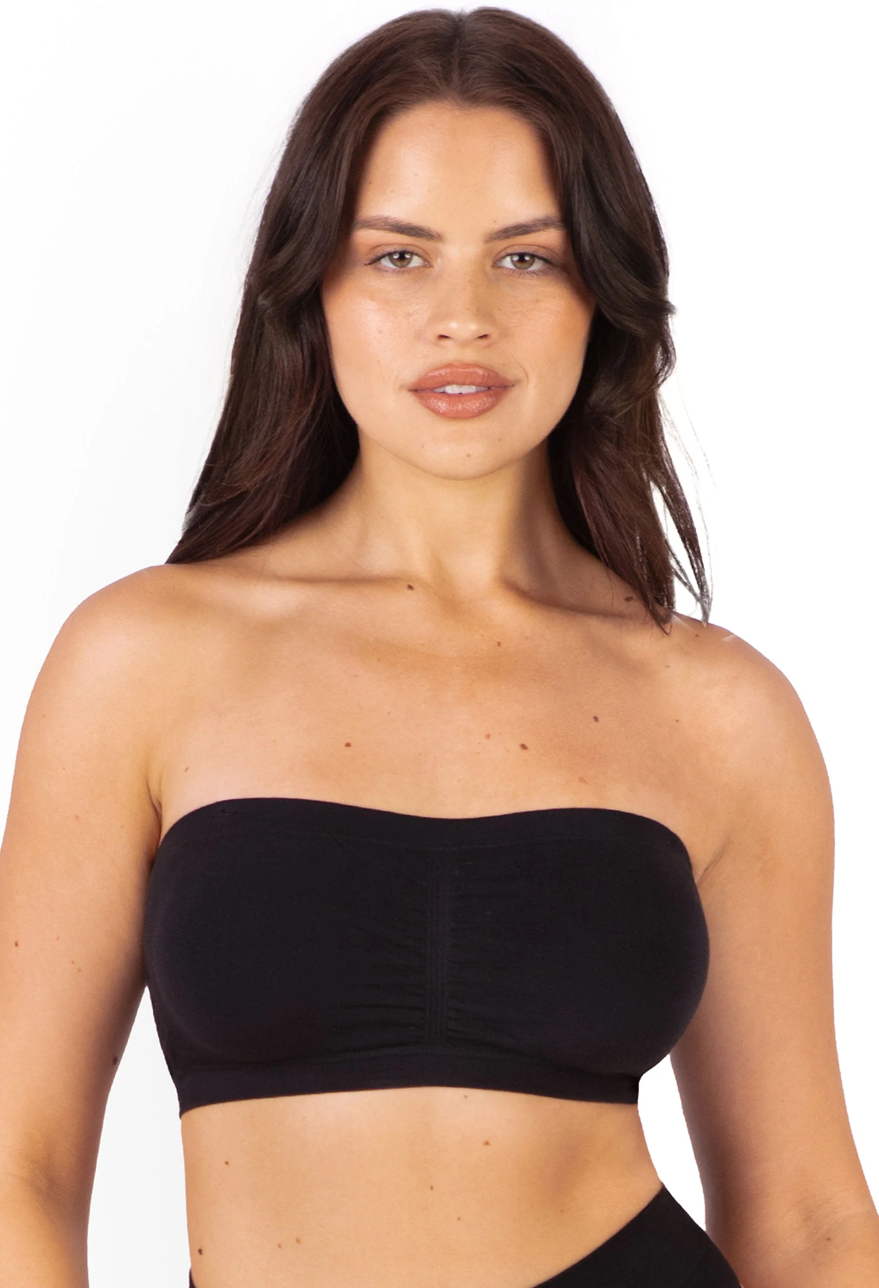 Cotton-Rich Padded Strapless Bra - Image 10