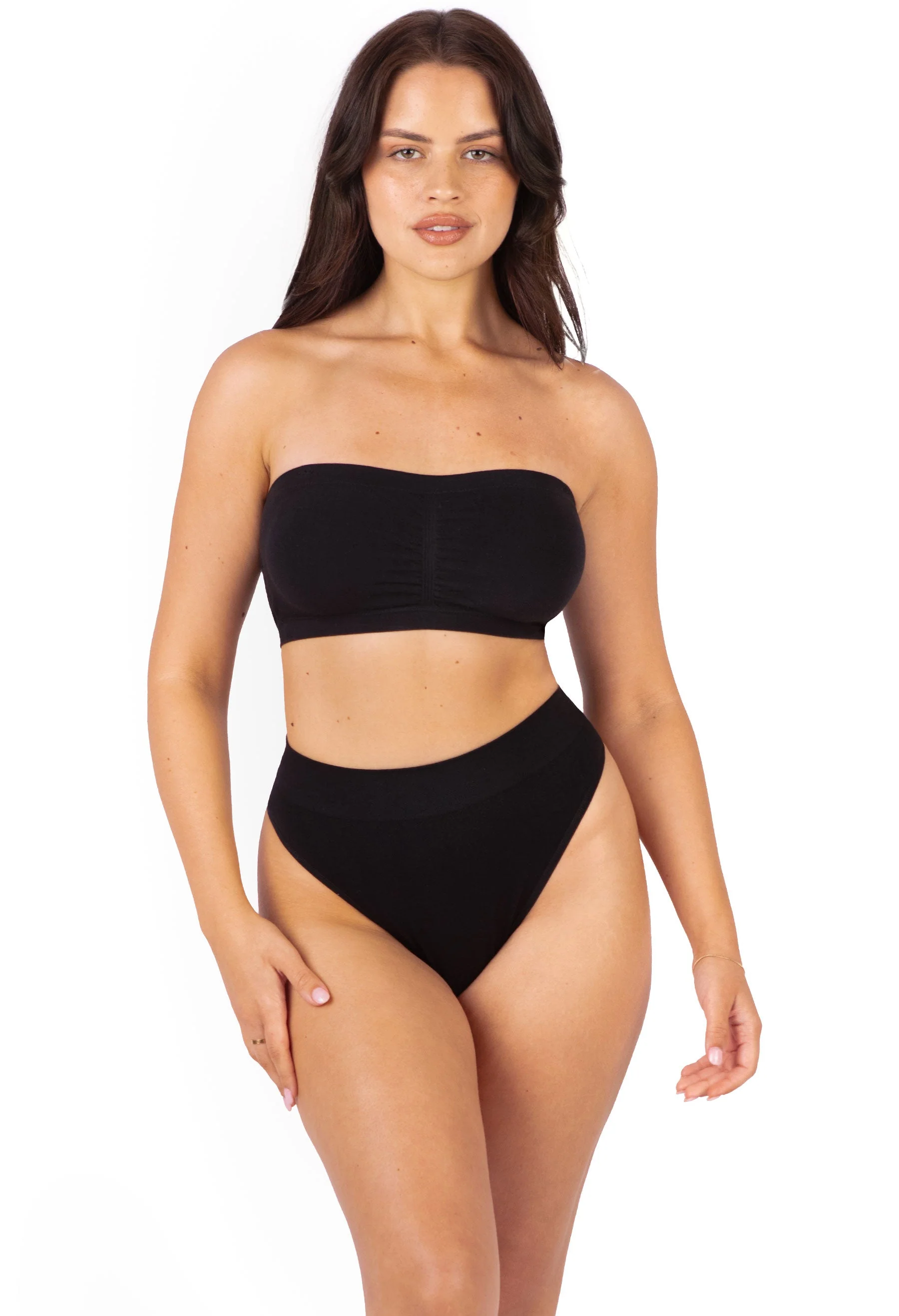 Cotton-Rich Padded Strapless Bra - Image 12