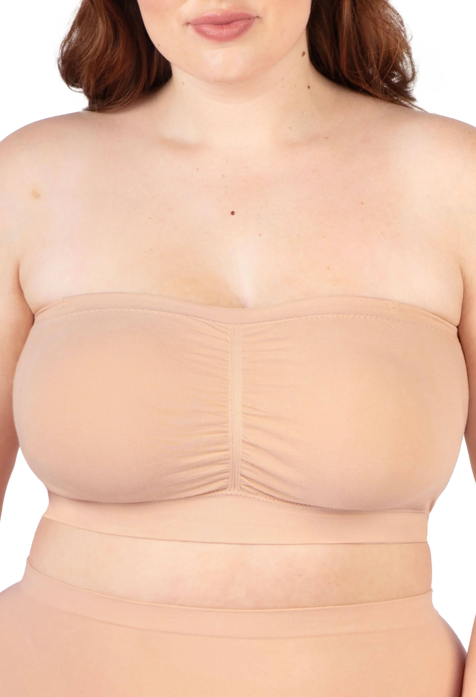 Cotton-Rich Padded Strapless Bra - Image 13