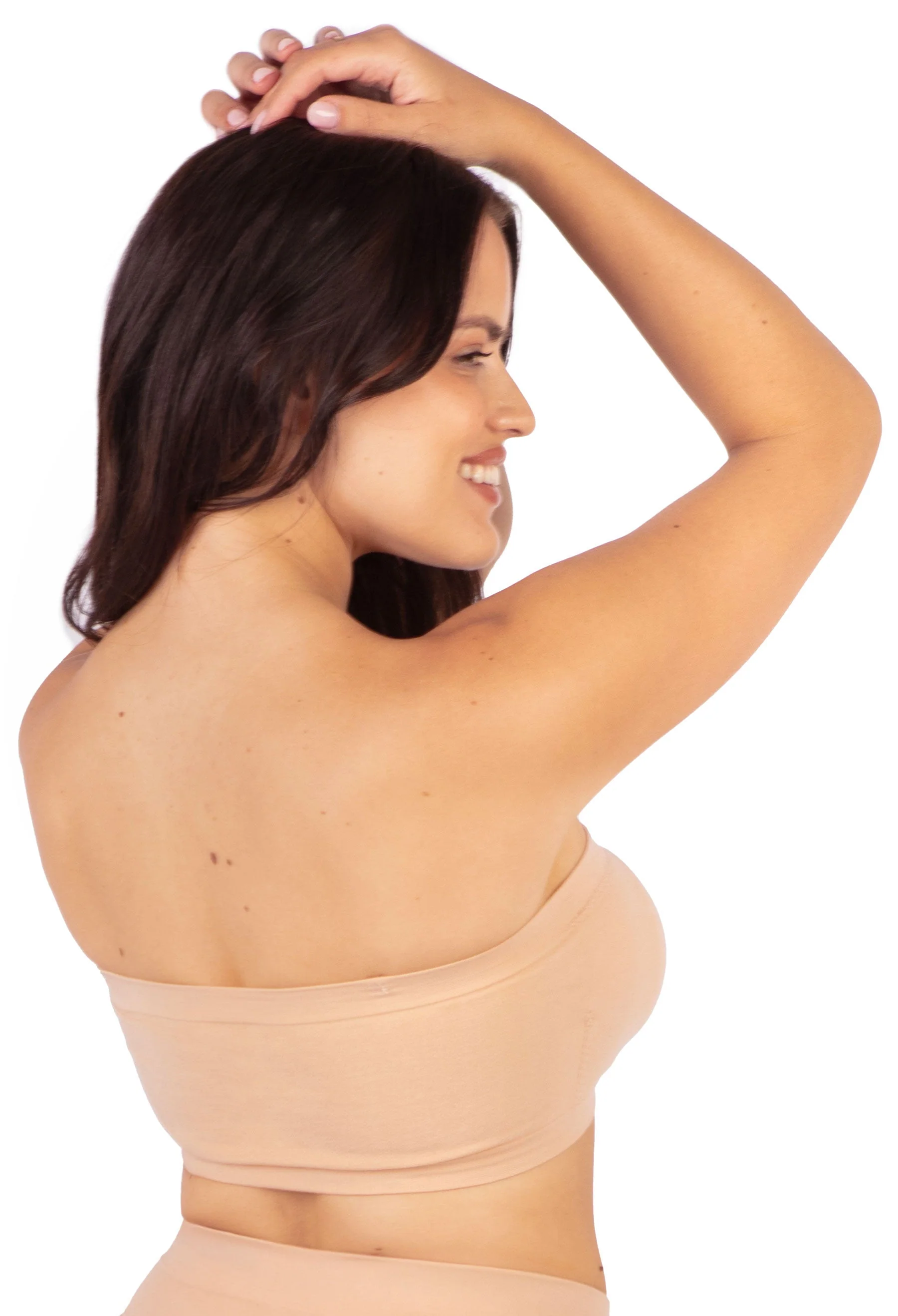 Cotton-Rich Padded Strapless Bra - Image 4
