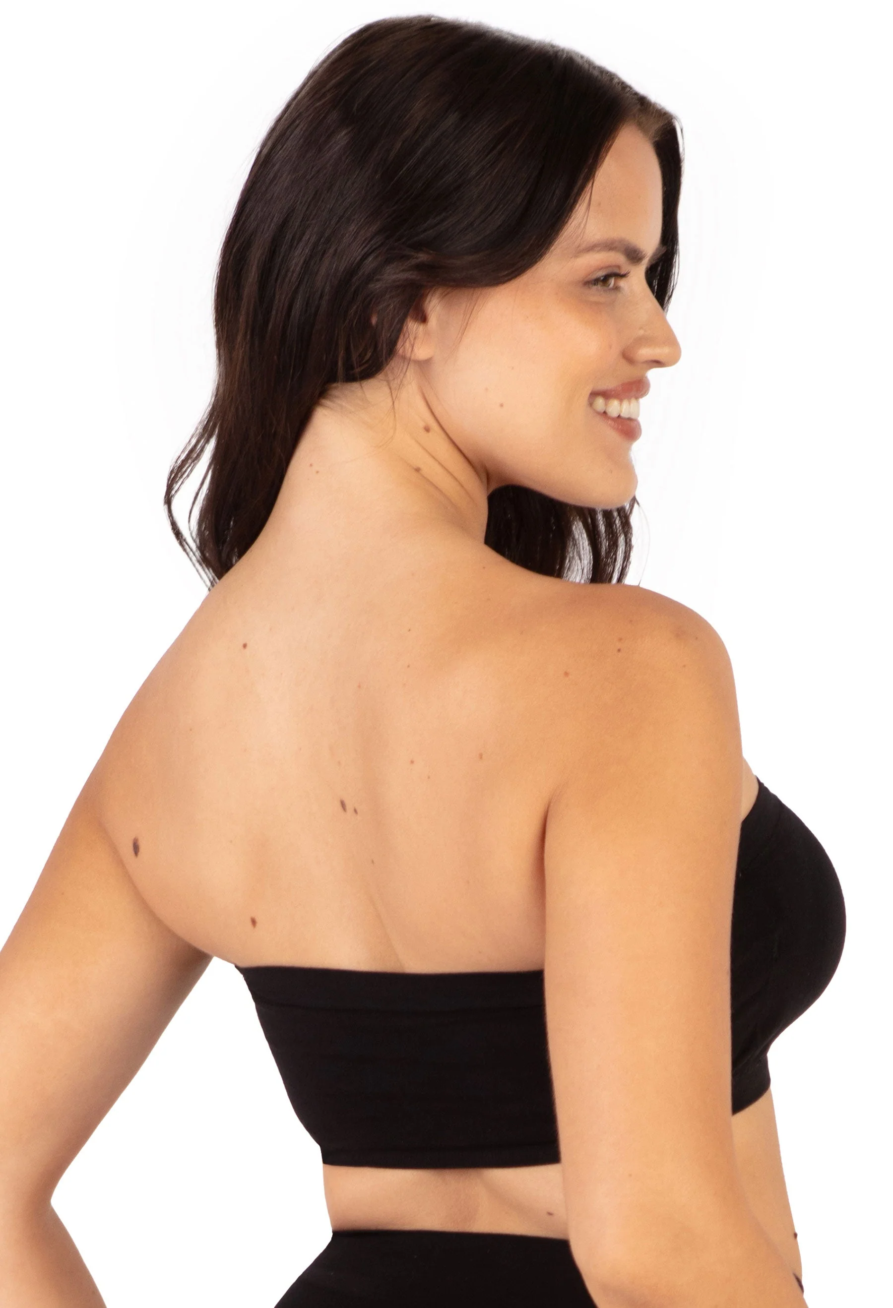 Cotton-Rich Padded Strapless Bra - 3 Pack - Image 11
