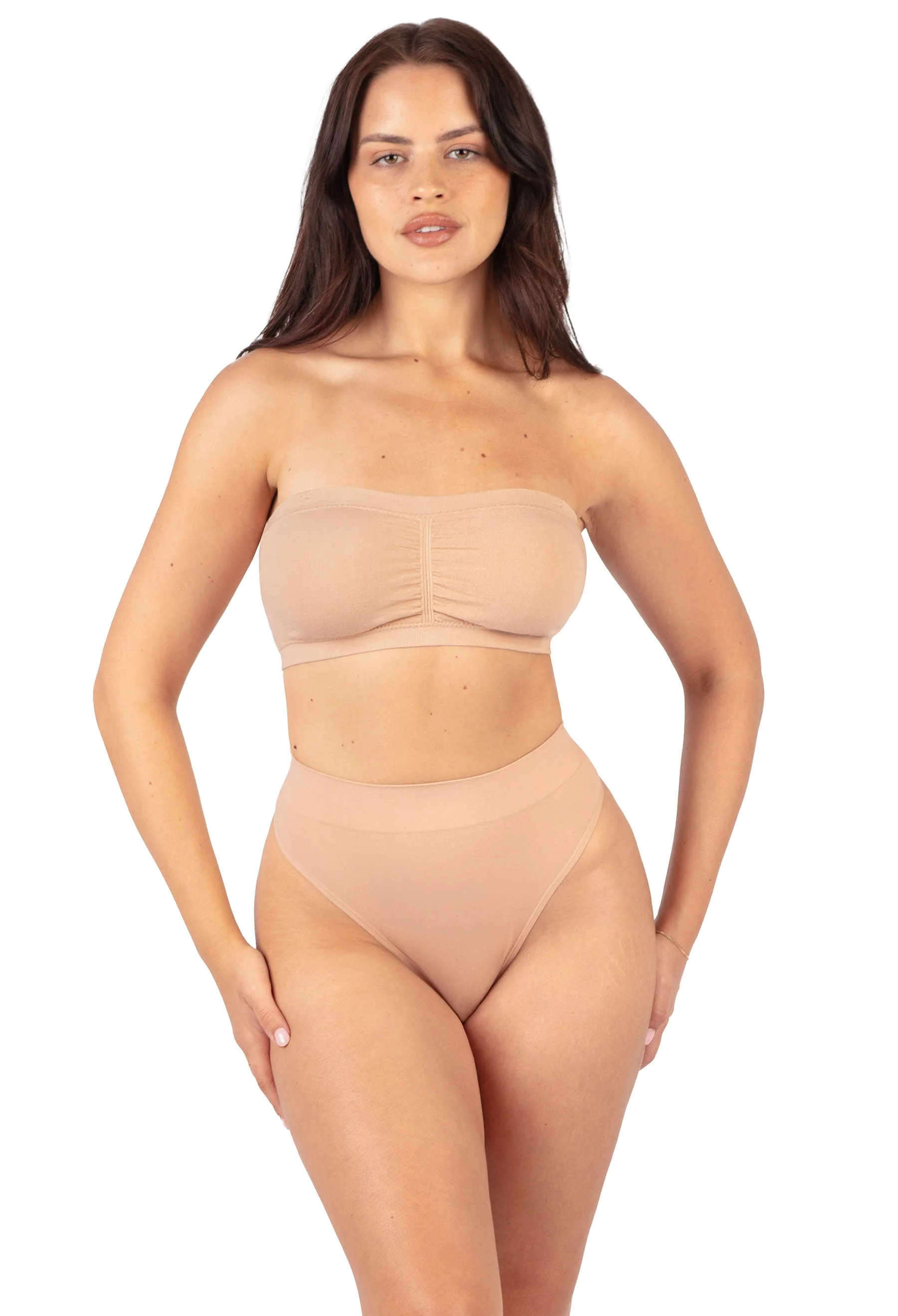 Cotton-Rich Padded Strapless Bra - 3 Pack - Image 20
