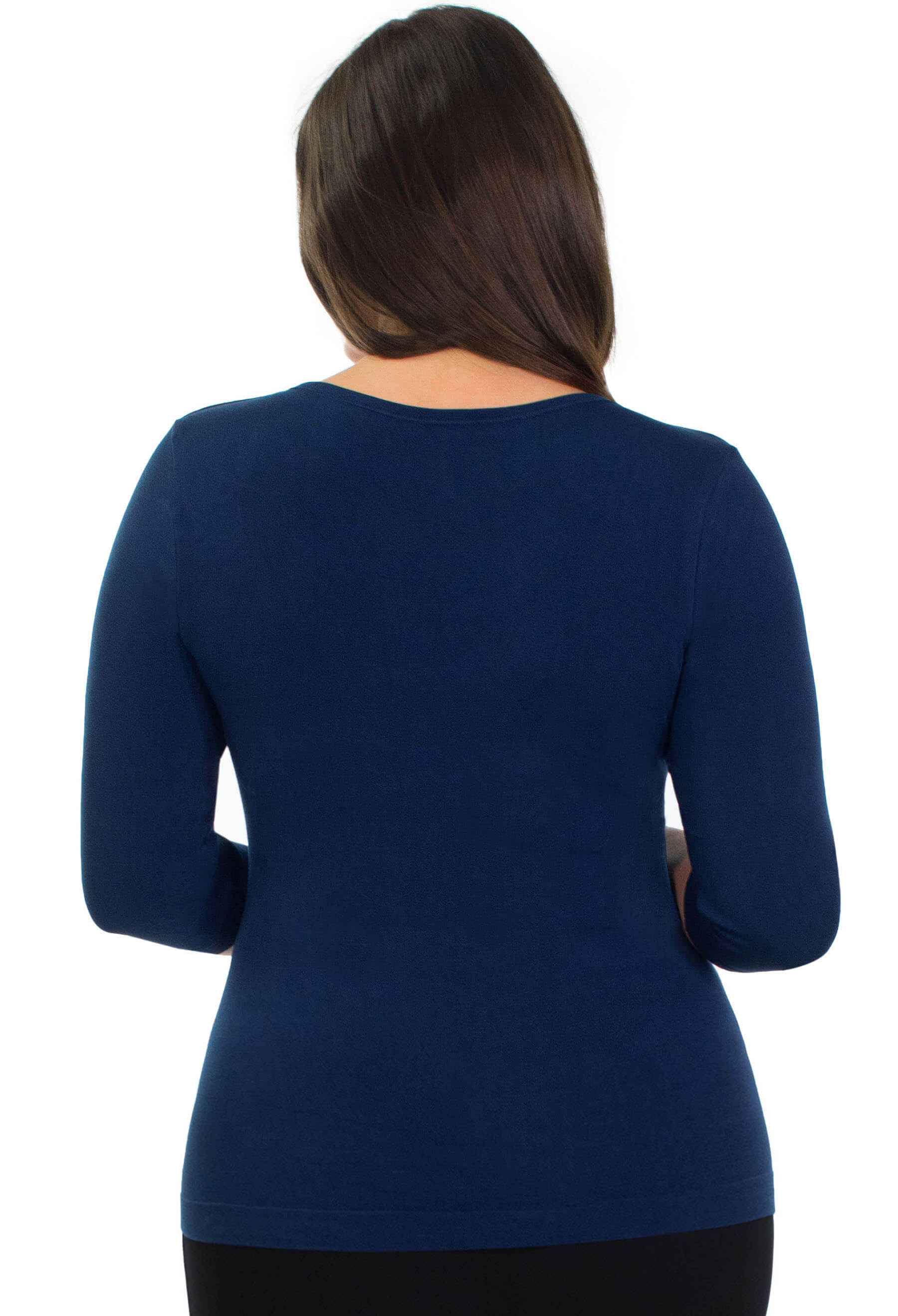 Curvy Bamboo 3/4 Sleeve Top - Image 9