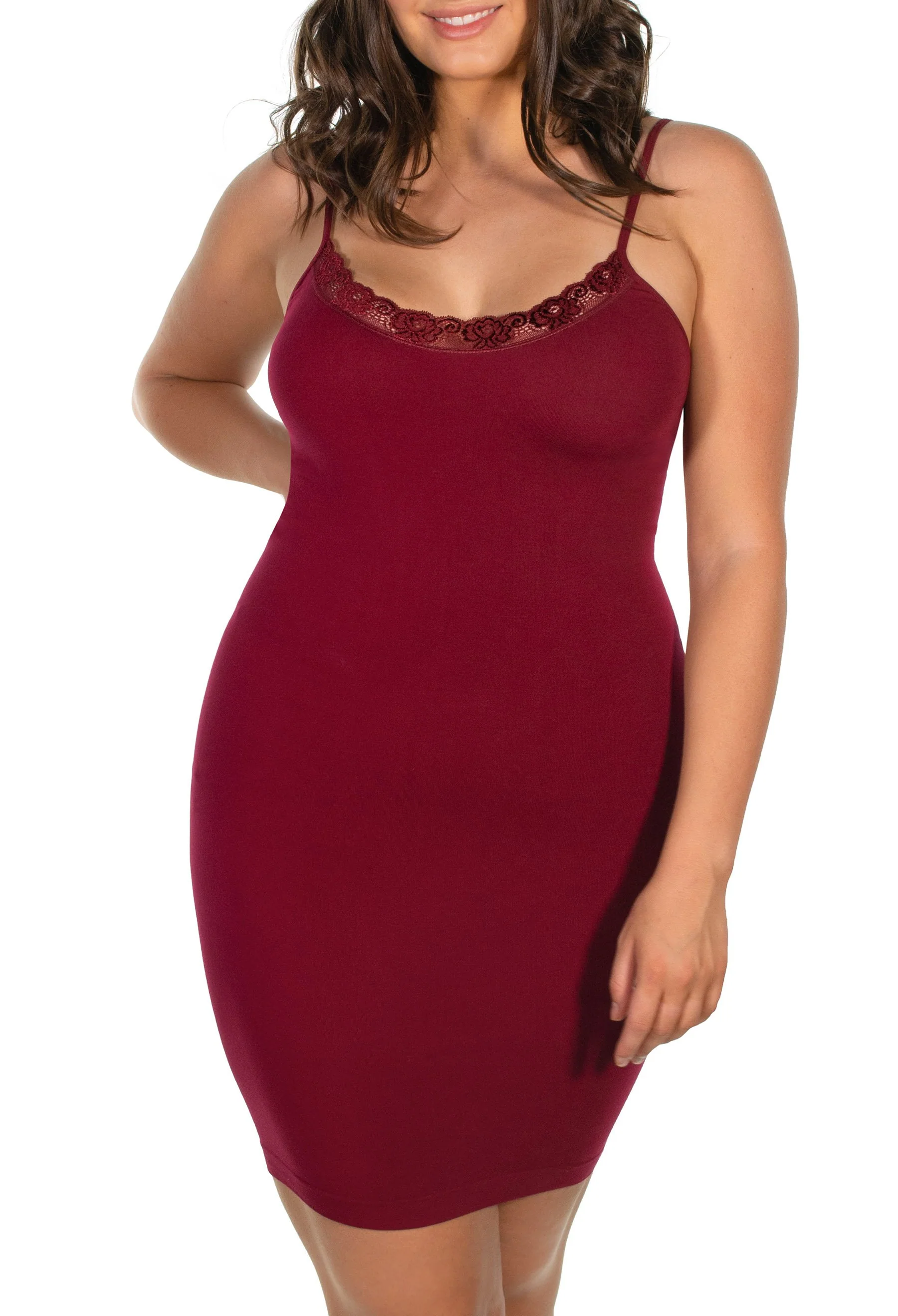 Curvy Bamboo Lace Slip - Image 5