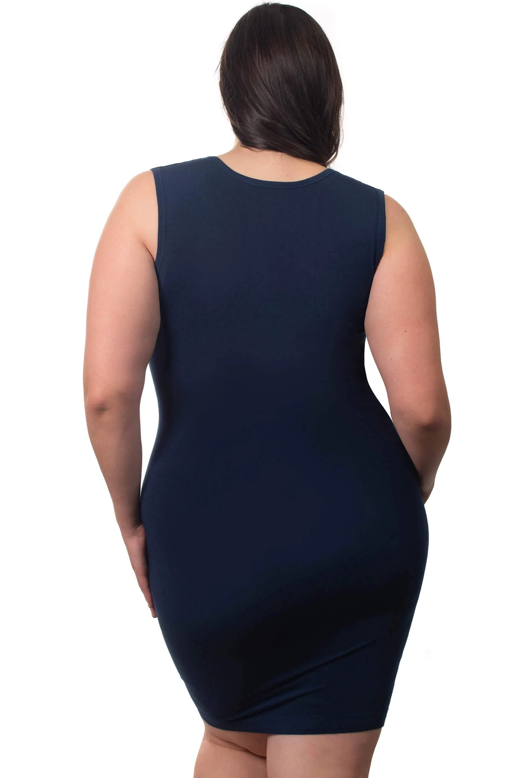 Curvy Bamboo Tank Dress - Image 3