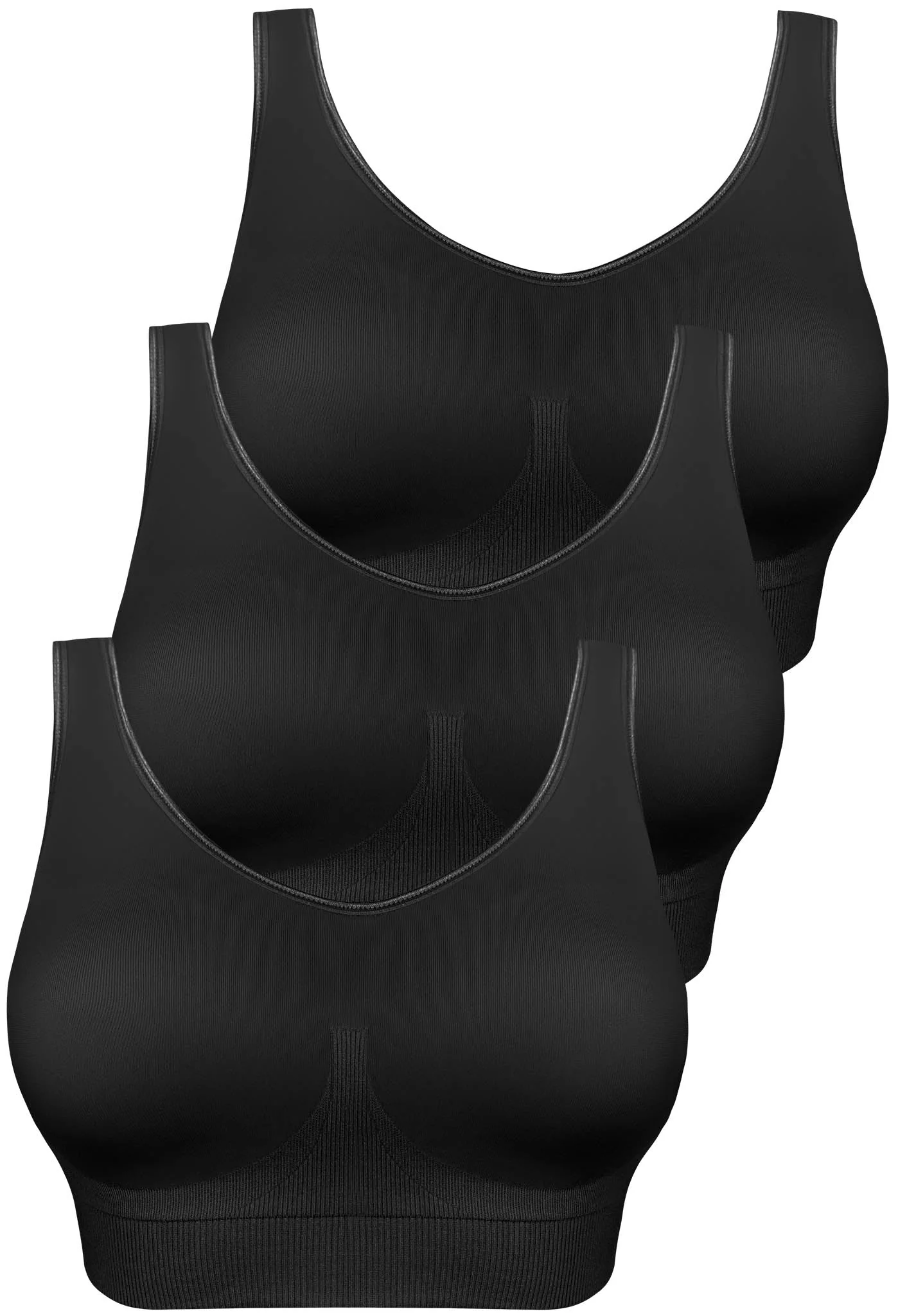 Dream Comfort Wireless Bra | Fixed Moulded Cups - 3 Pack - Image 26