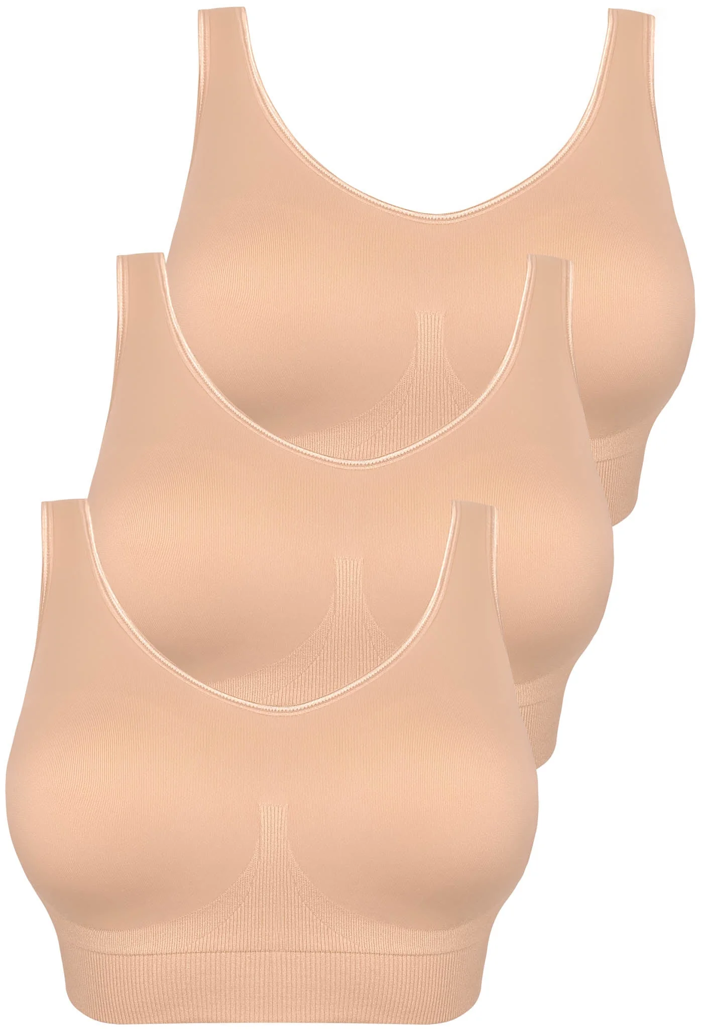 Dream Comfort Wireless Bra | Fixed Moulded Cups - 3 Pack - Image 27