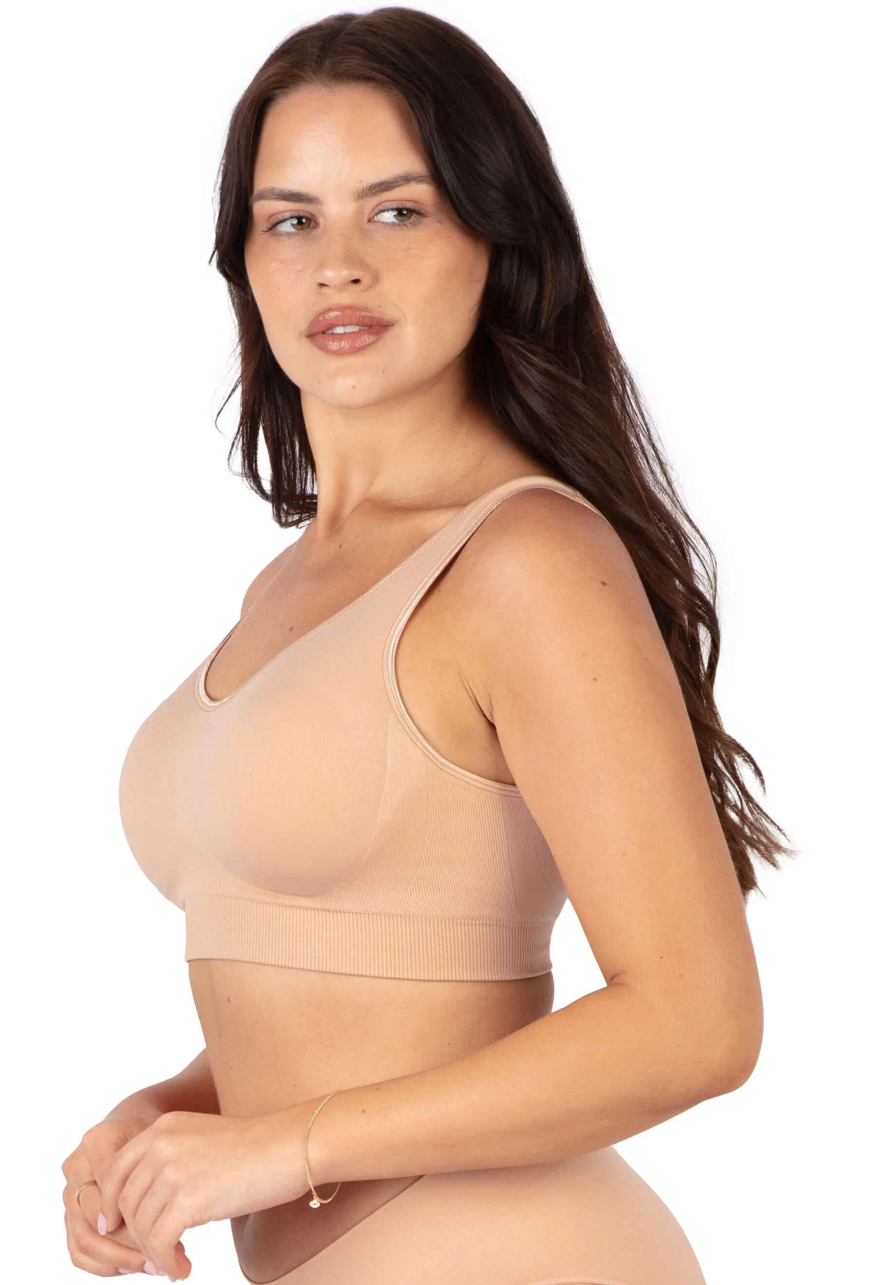 Dream Comfort Wireless Bra | Fixed Moulded Cups - 3 Pack - Image 3