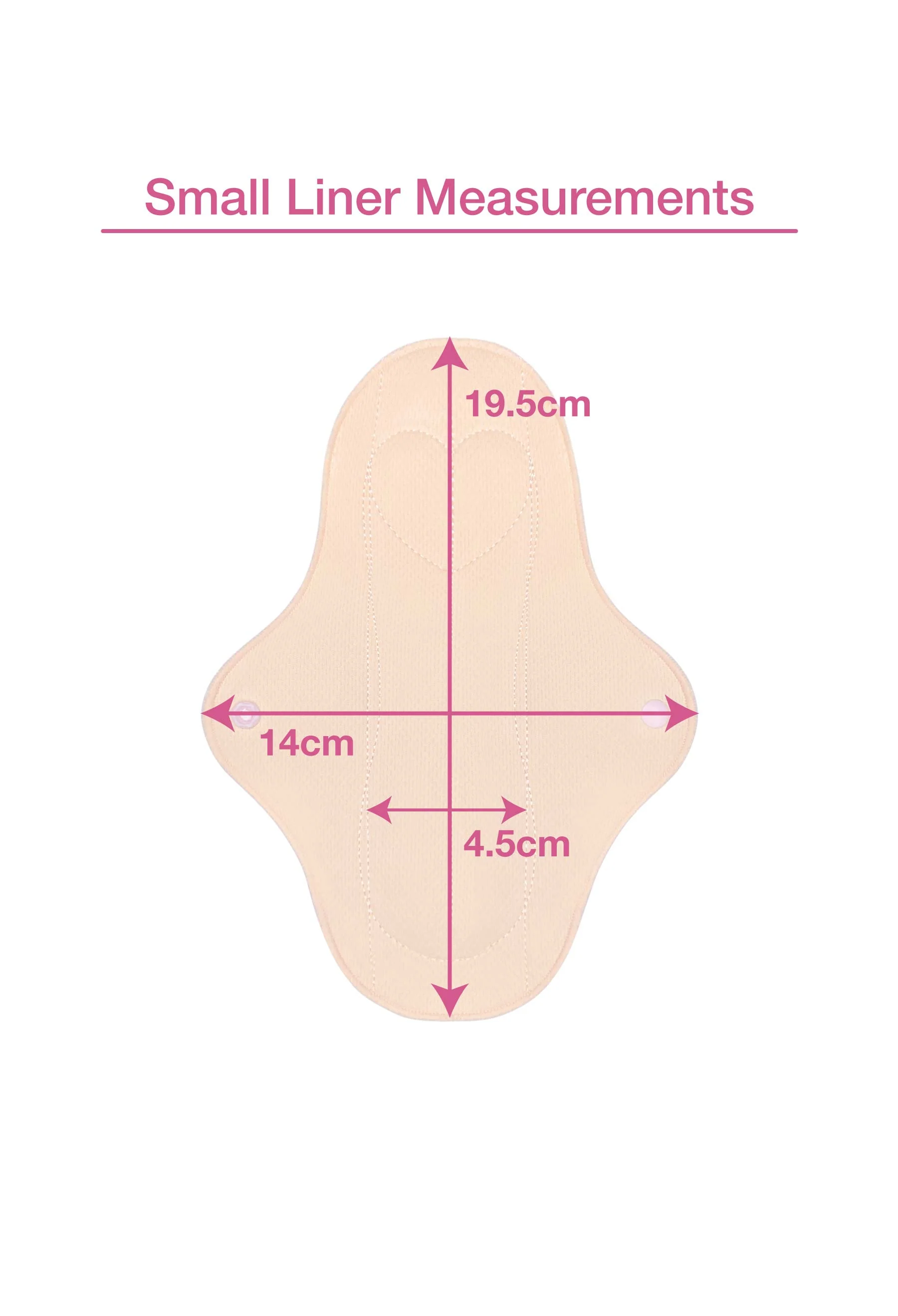 Ultra Thin Small Reusable Panty Liner With Wings - 10 Pack - Image 3