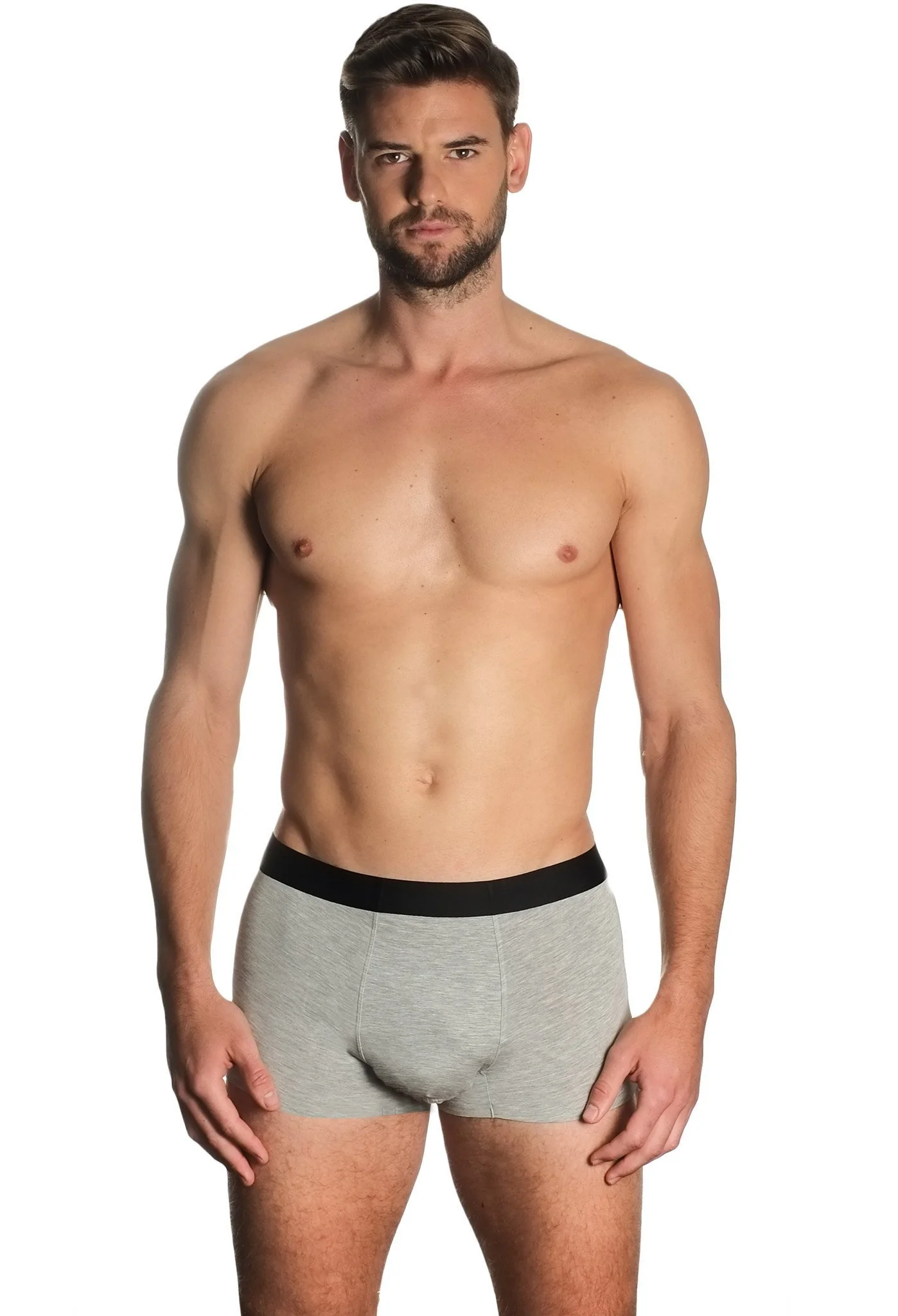Grey Marle Boxer Trunks - Image 2