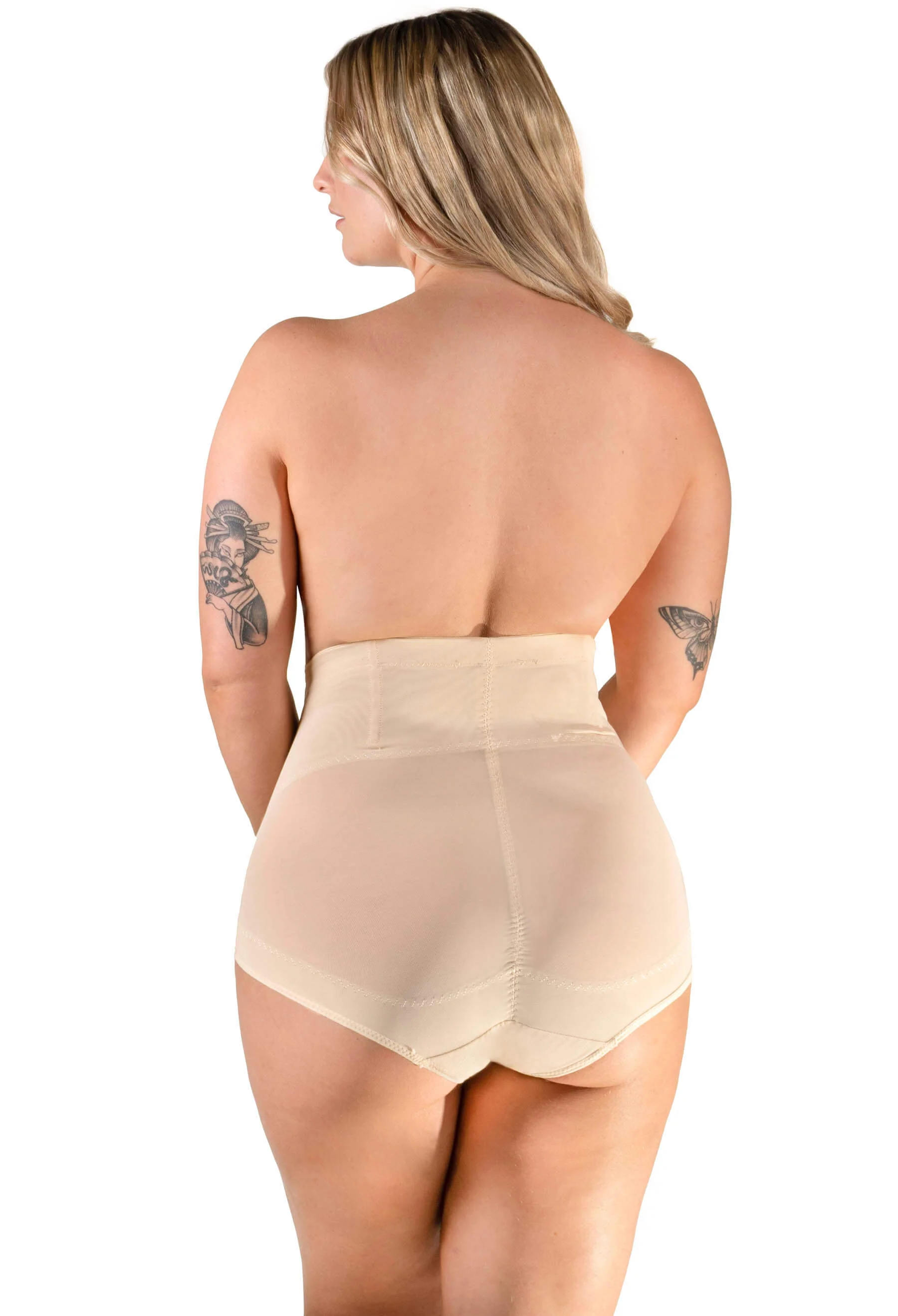 High Waist Power Mesh Tummy Control Brief - 2 Pack - Image 4