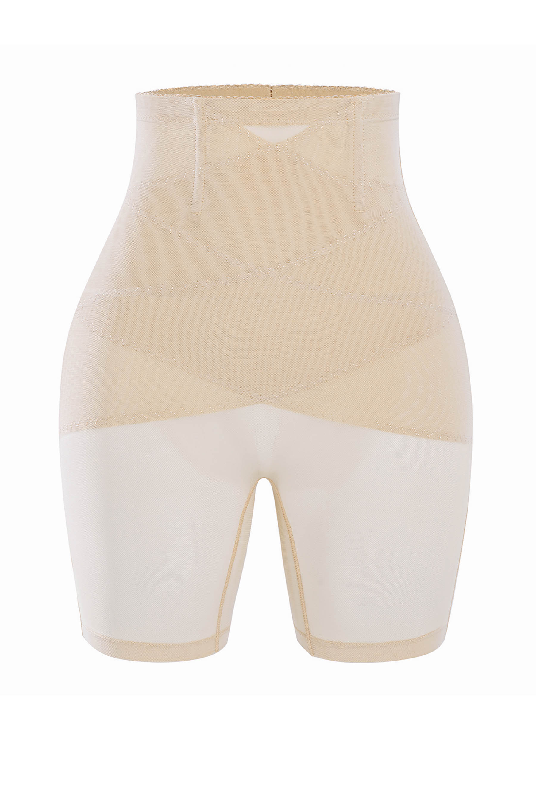 High Waist Power Mesh Tummy Control Shorts - 2 Pack - Image 13