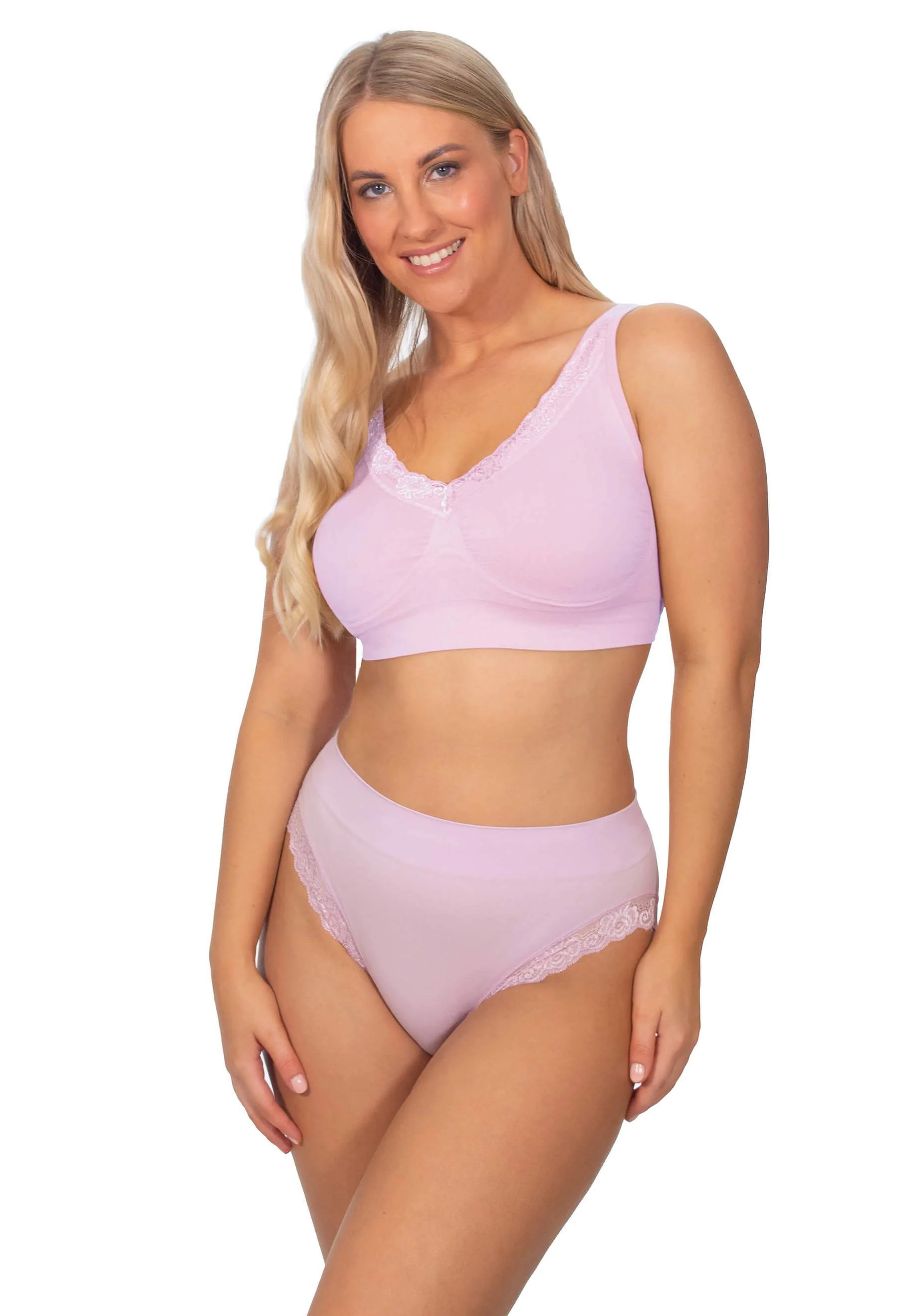 Curvy Invisible Lace Contour High Cut Brief - Image 12