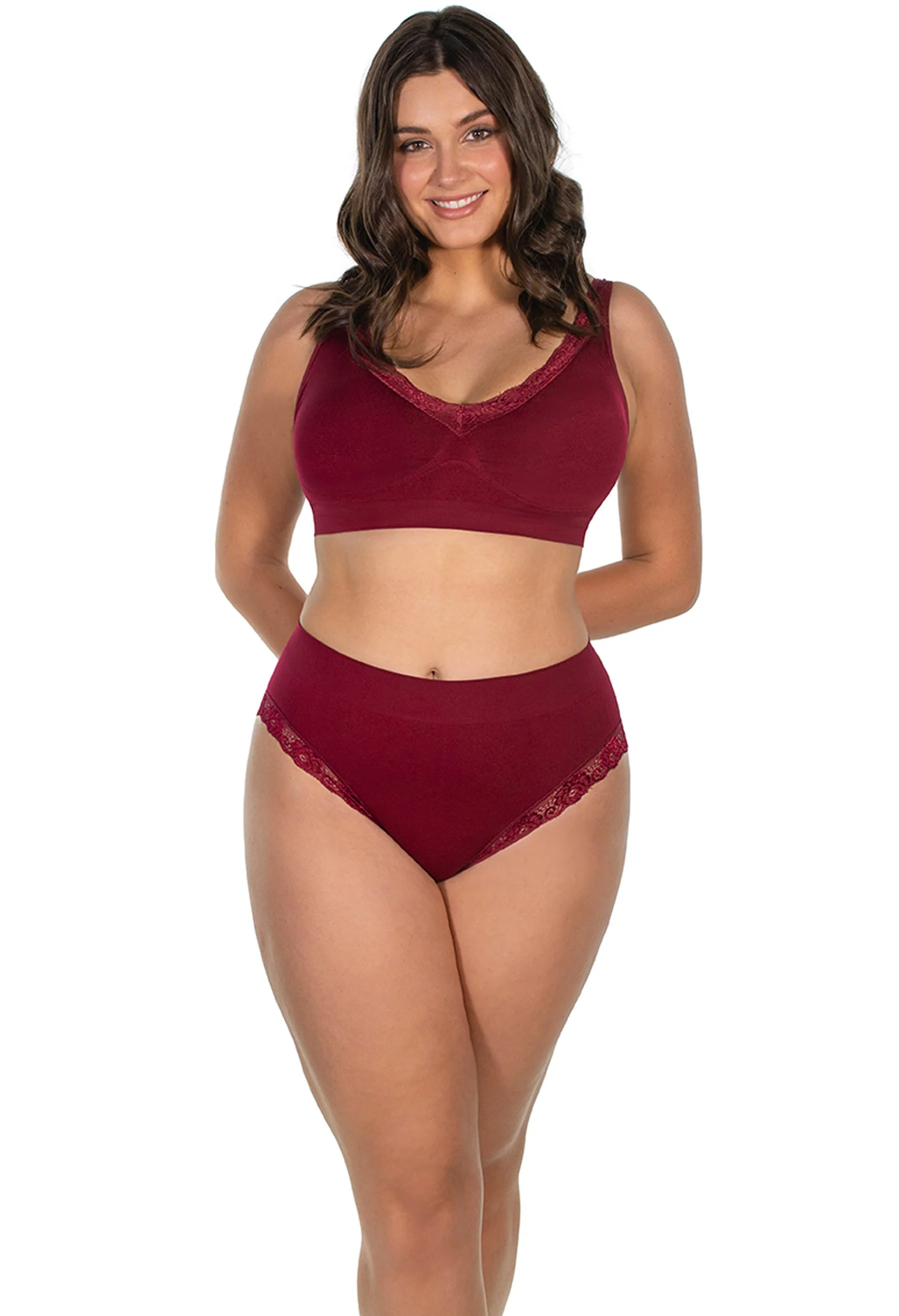 Curvy Invisible Lace Contour High Cut Brief - Image 8