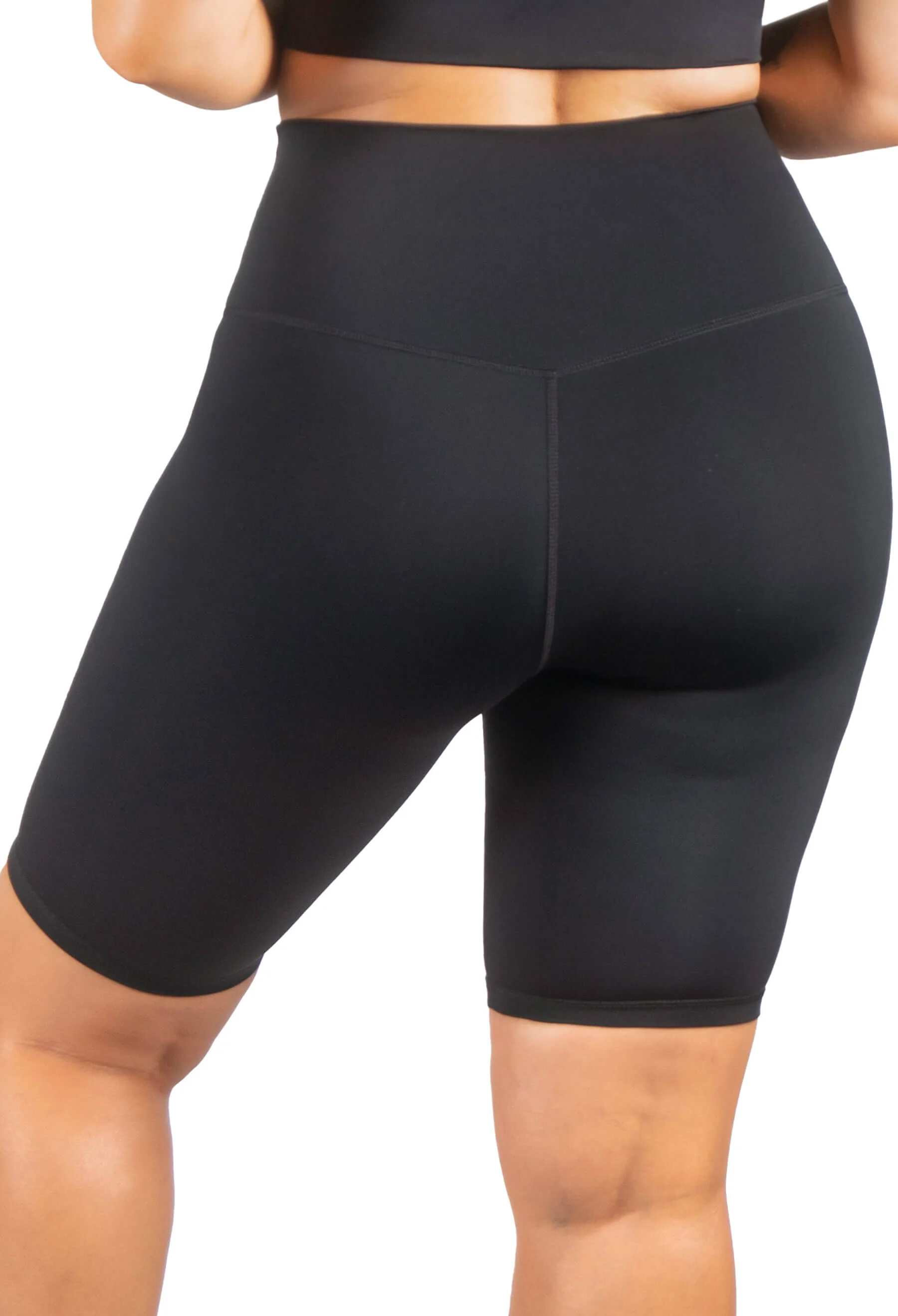 High Waisted Long Biker Shorts (Lint & Pet Hair Resistant) - Image 3