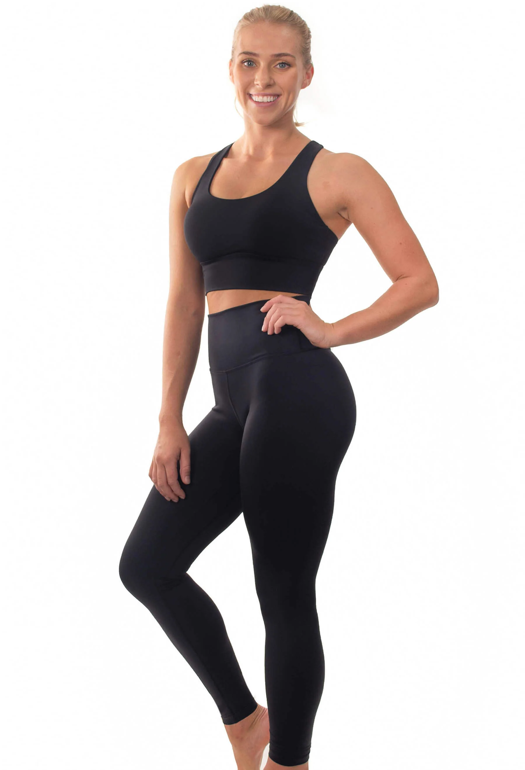 High Waisted Sleek Gym Leggings (Lint & Pet Hair Resistant) - Image 5