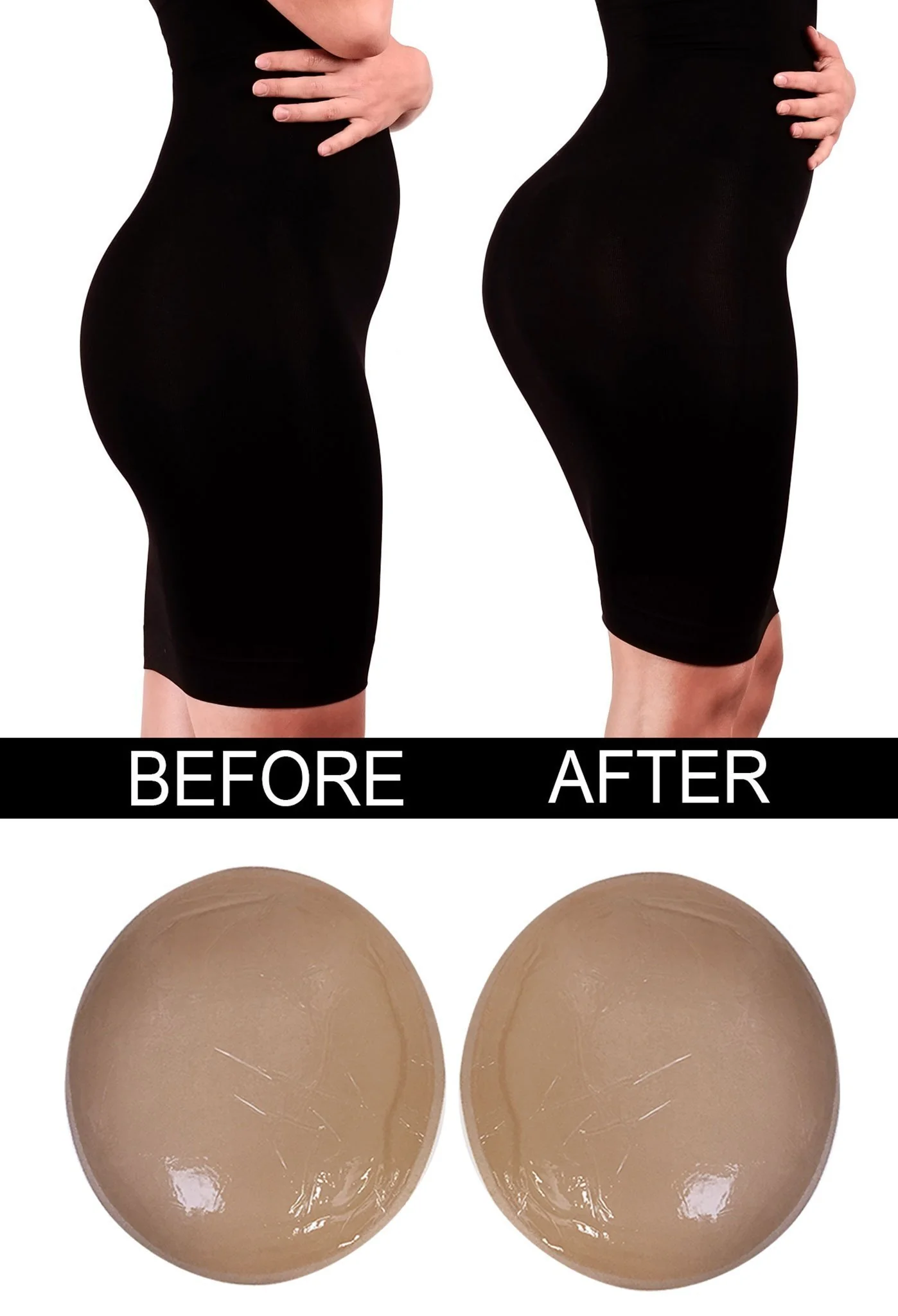 Stick On Hip Boosters + Booty Pads - 2 Pairs - Image 2