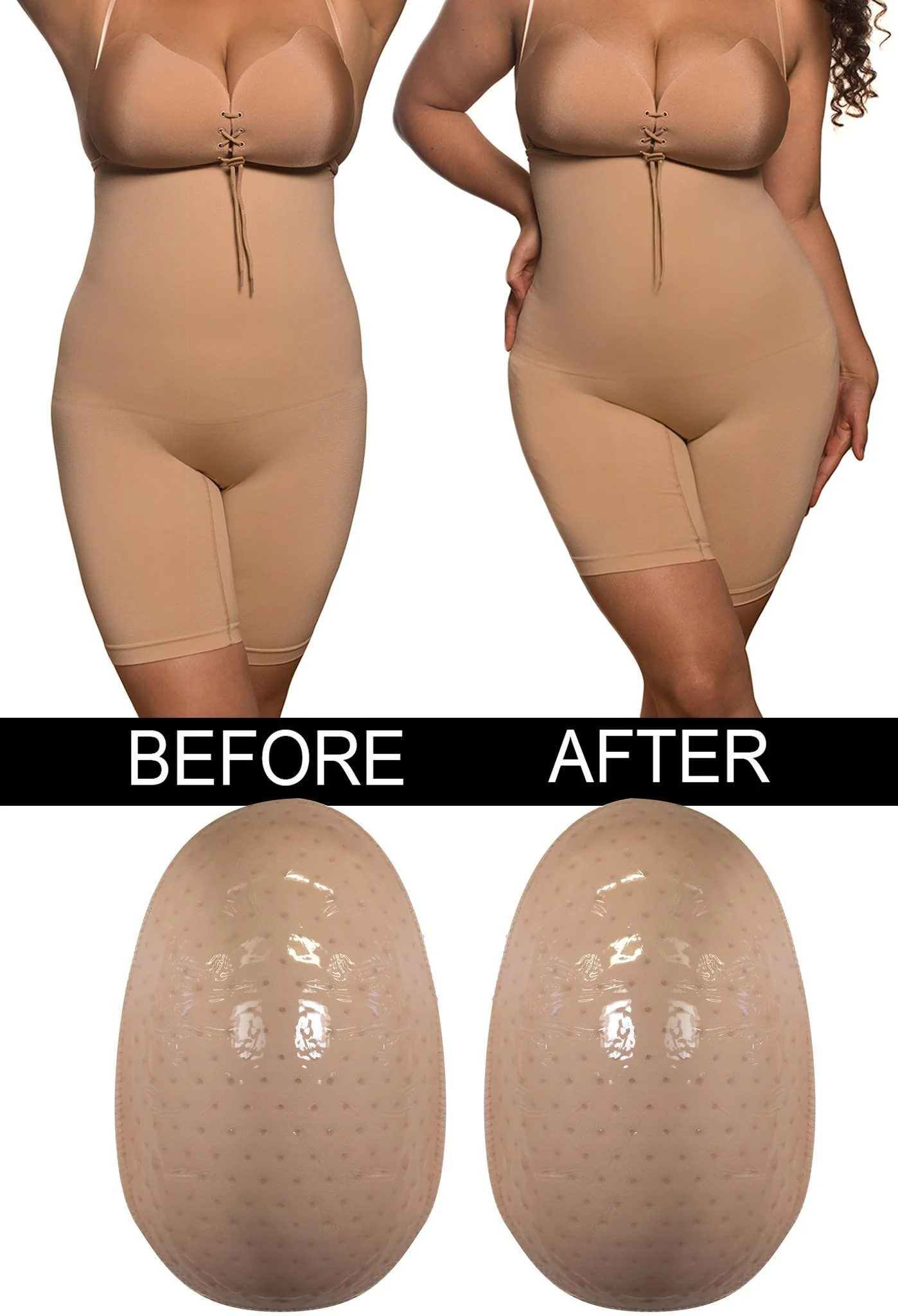 Stick On Hip Boosters + Booty Pads - 2 Pairs - Image 3