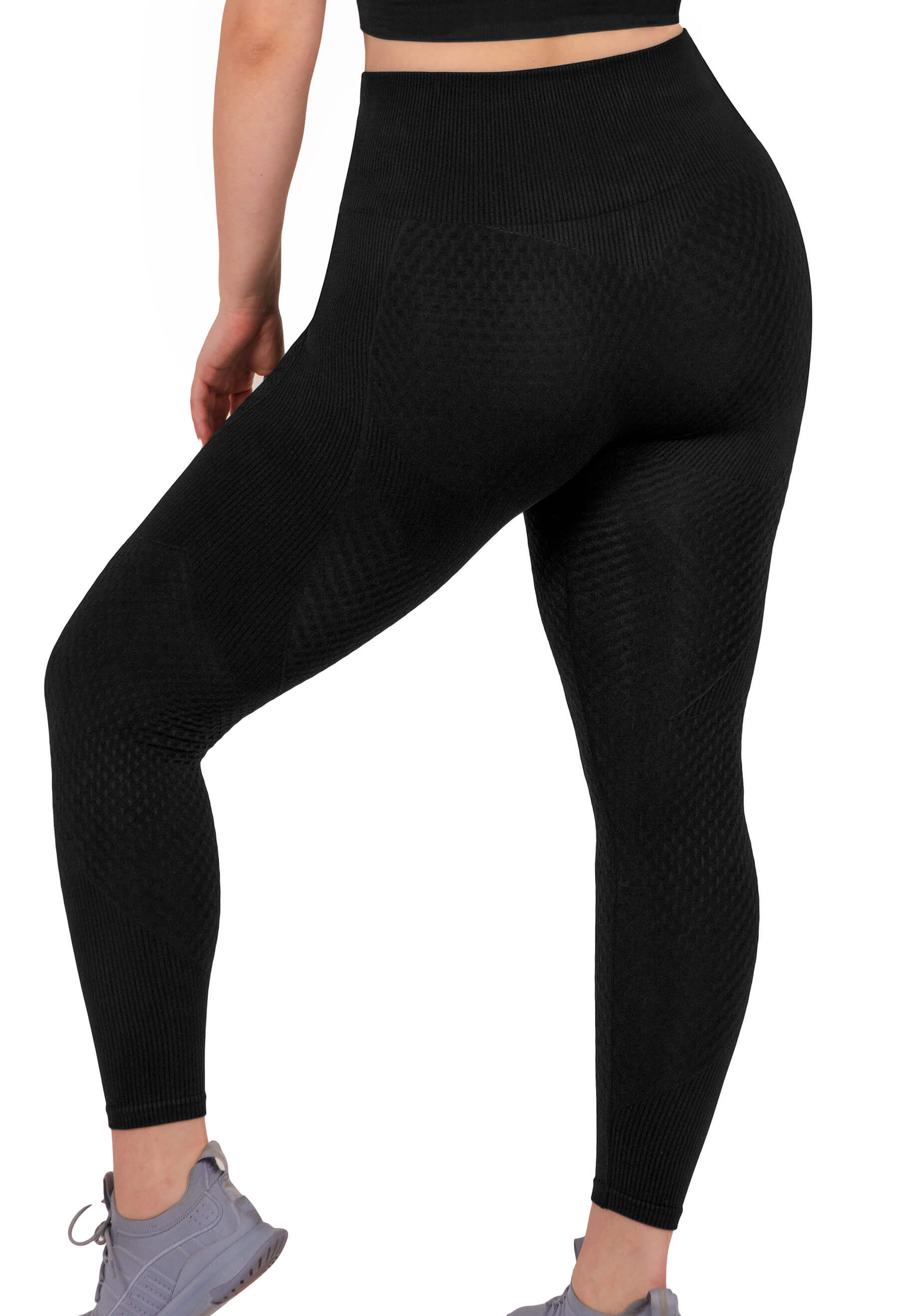 Honeycomb Contour Seamless Leggings - 2 Pack - Image 12