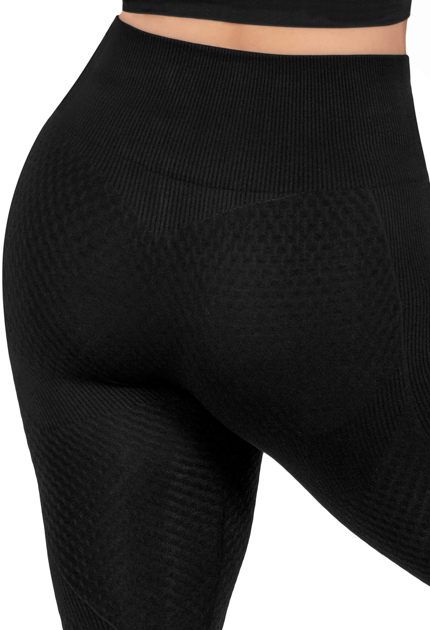 Honeycomb Contour Seamless Leggings - 2 Pack - Image 15