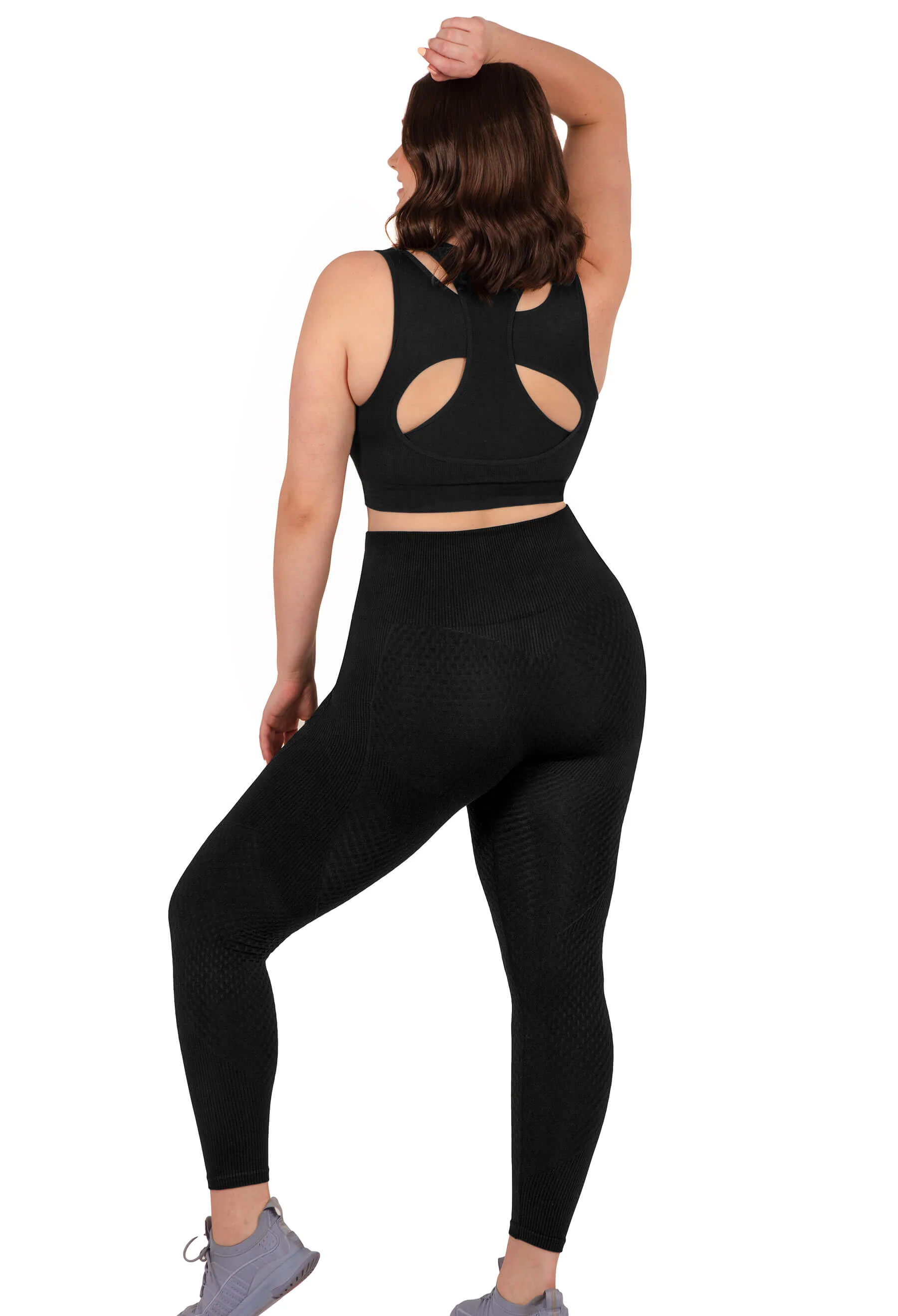 Honeycomb Contour Seamless Leggings - 2 Pack - Image 16