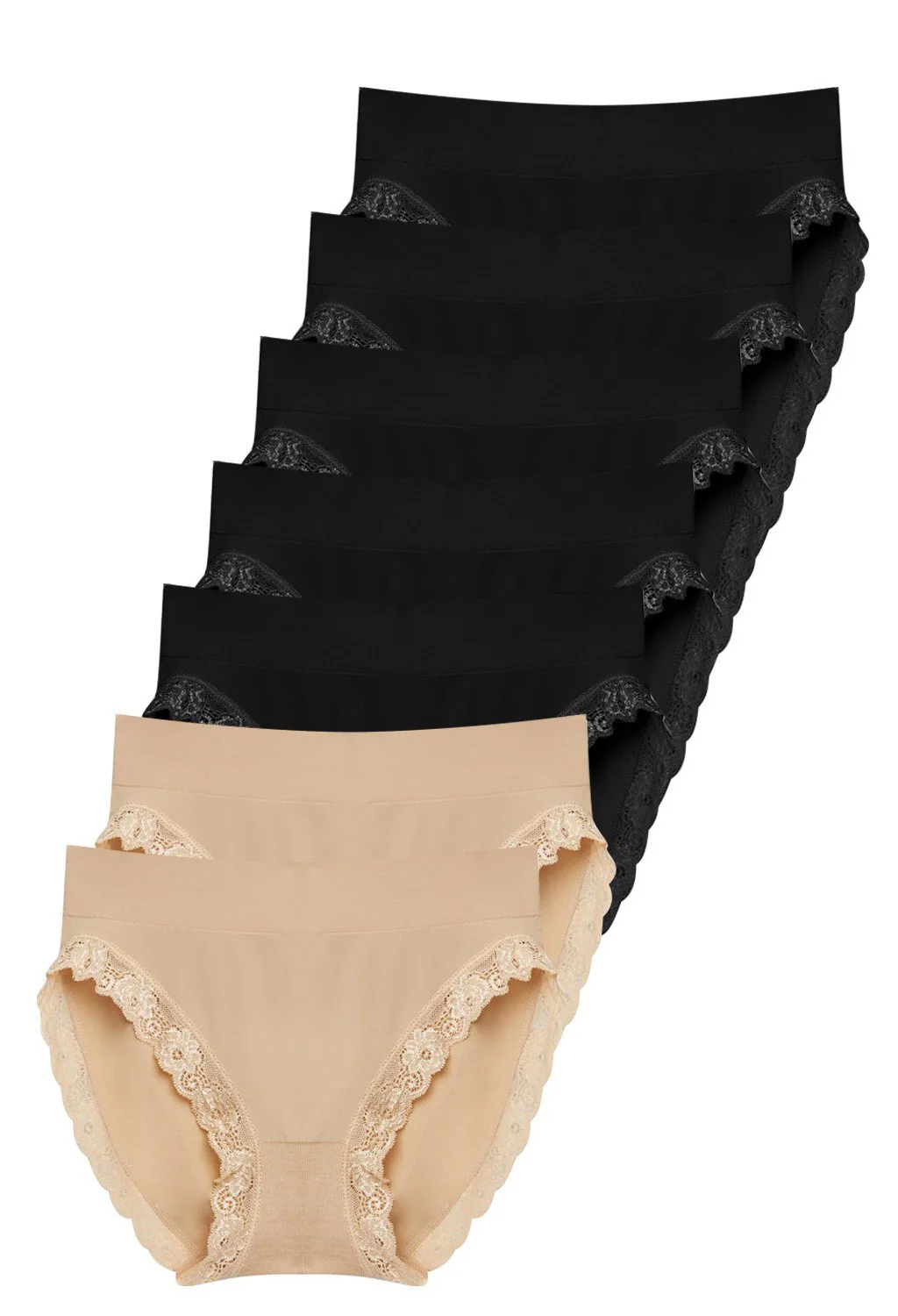 Invisible Lace Contour High Cut Panty  | 7-Pack - Image 14