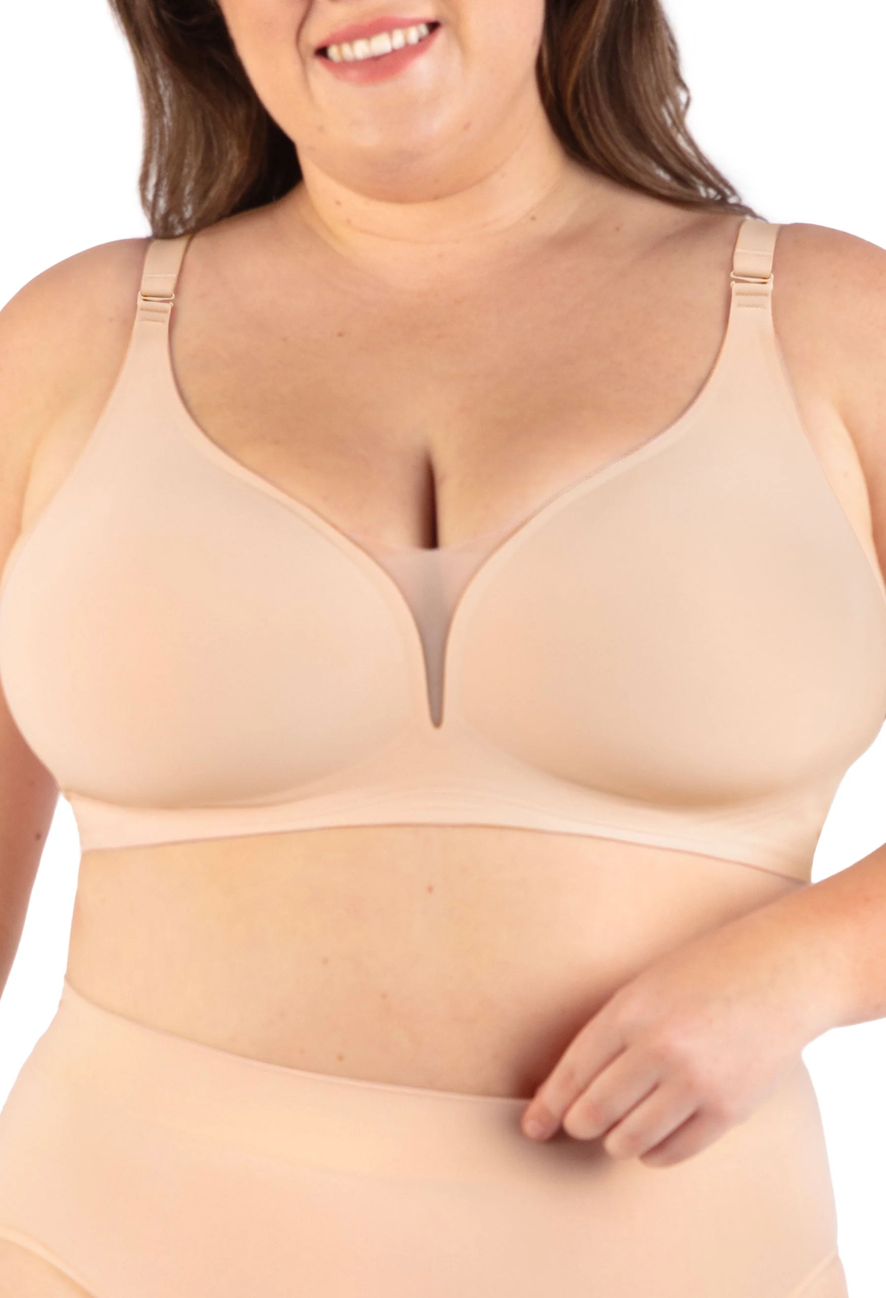 Invisible Mesh Comfort Padded Bra - Image 5