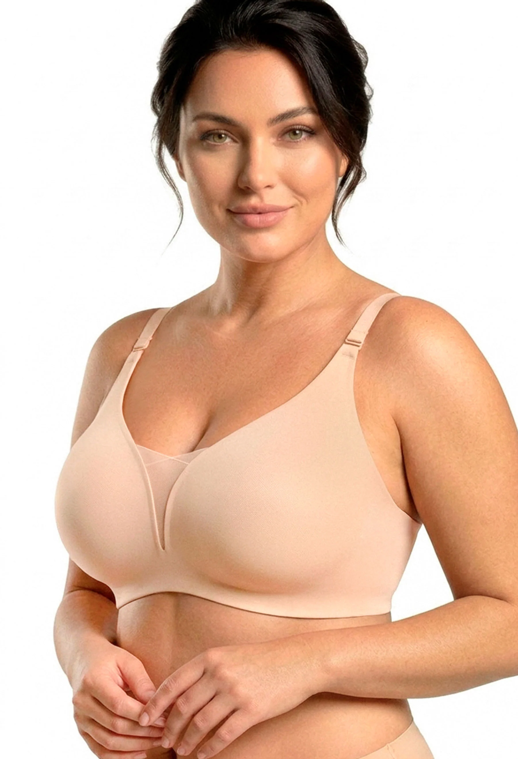 Invisible Mesh Comfort Padded Bra - Image 3