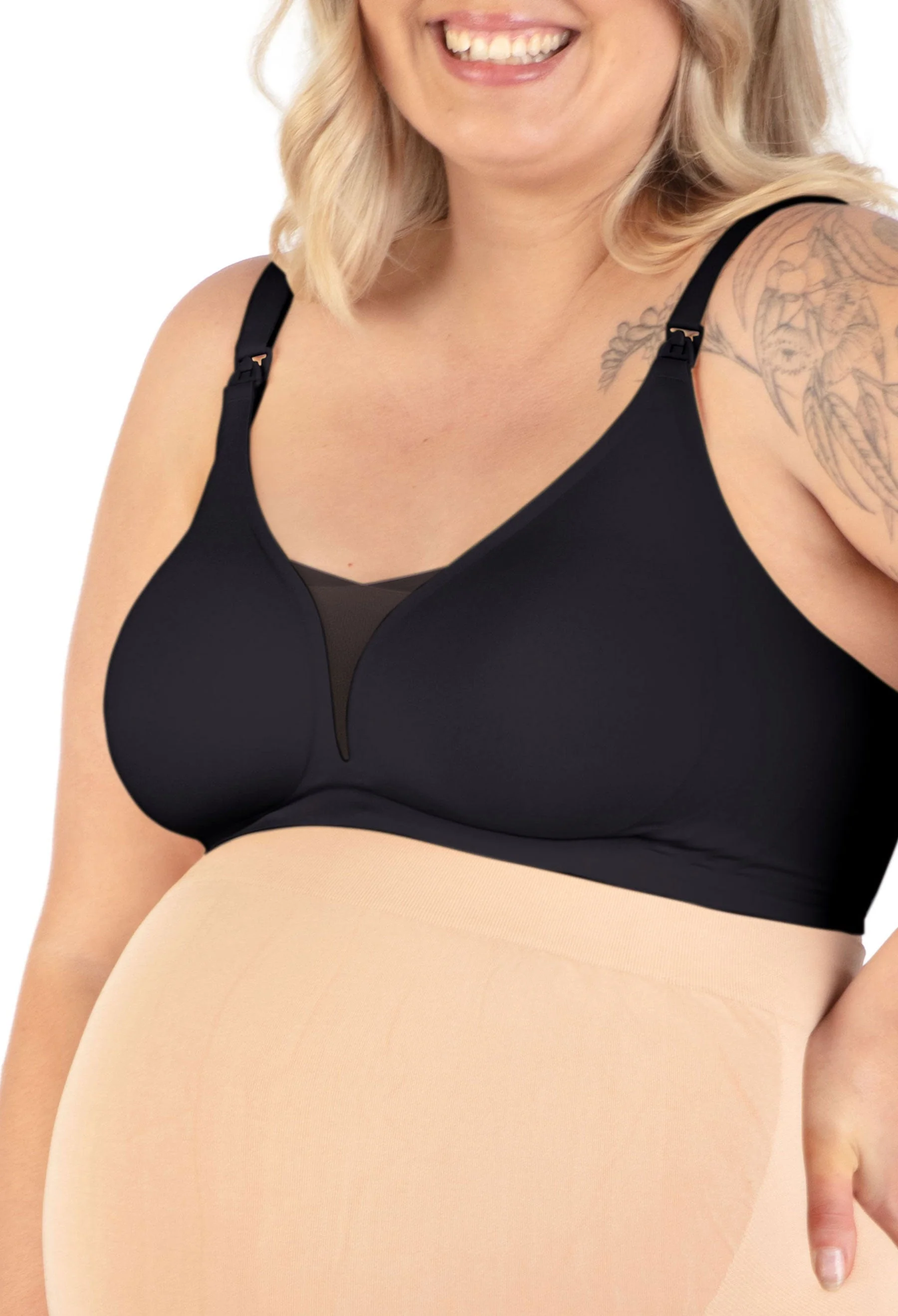 Invisible Mesh Maternity & Nursing Padded Bra - Image 5