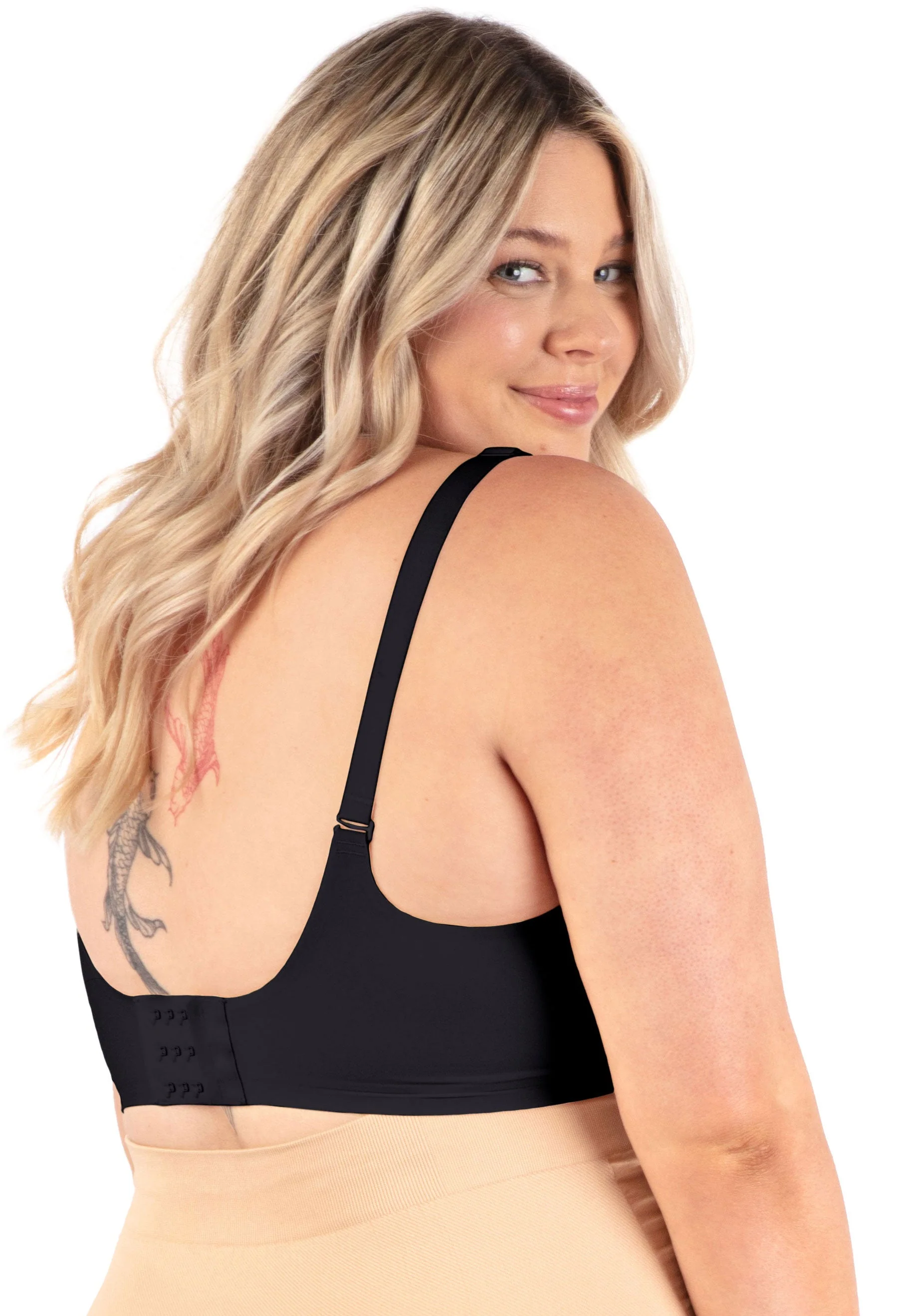 Invisible Mesh Maternity & Nursing Padded Bra - Image 8