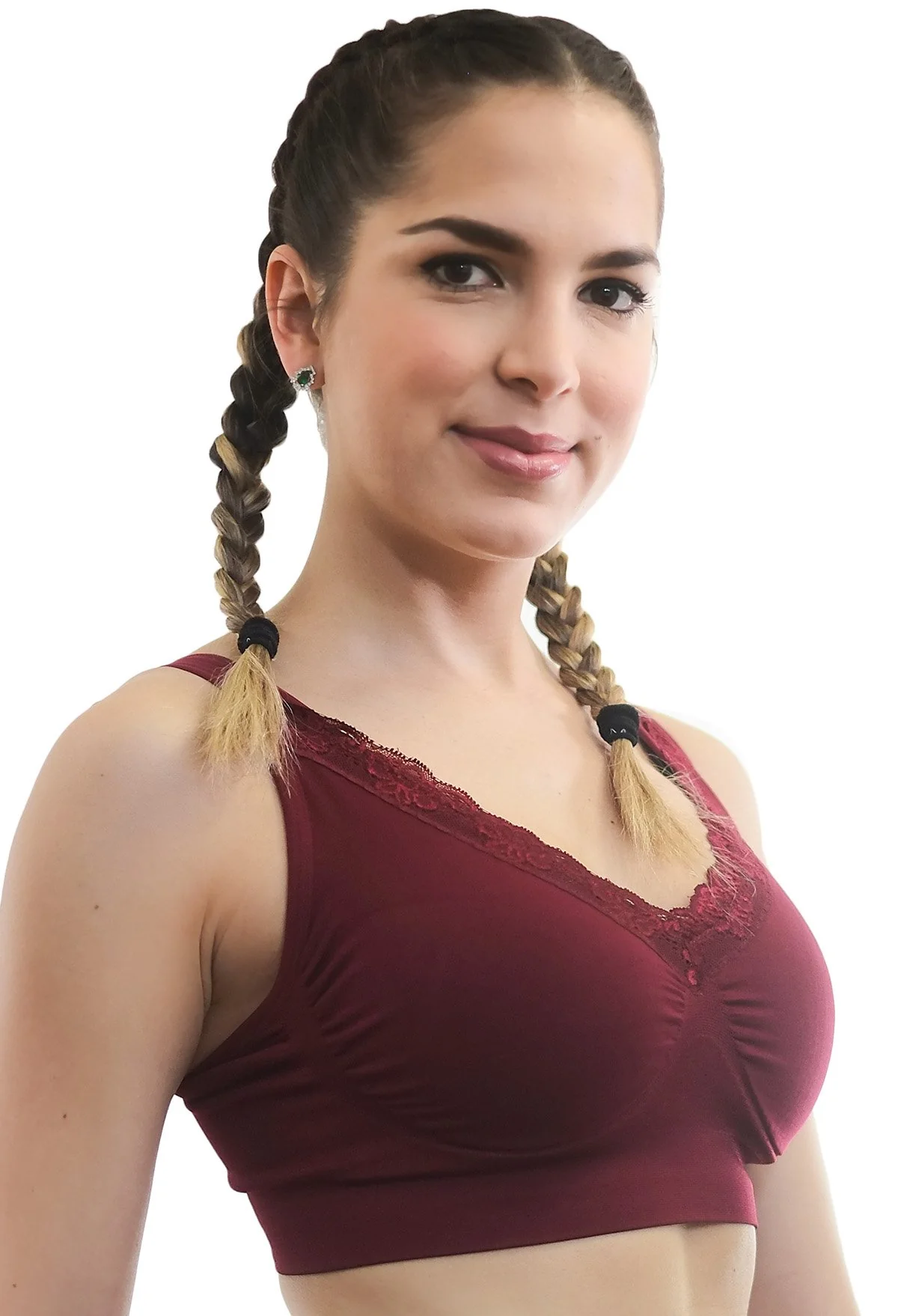 Lace Minimiser Wire Free Bra - Image 14