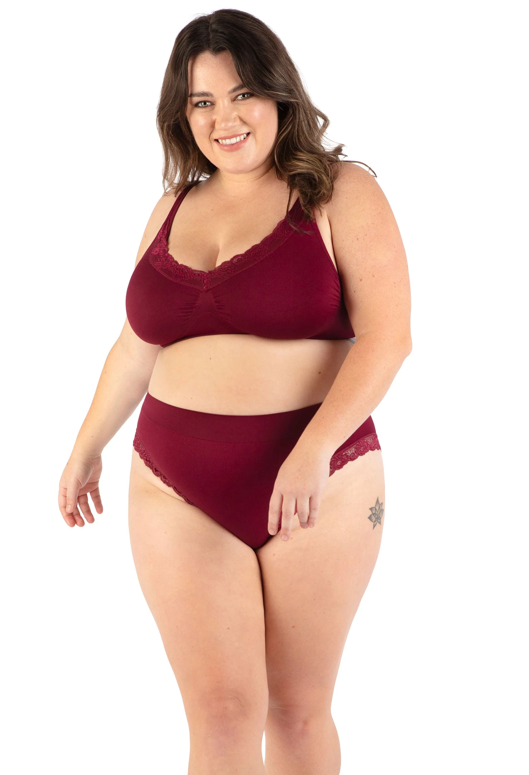 Lace Minimiser Wire Free Bra - Image 16