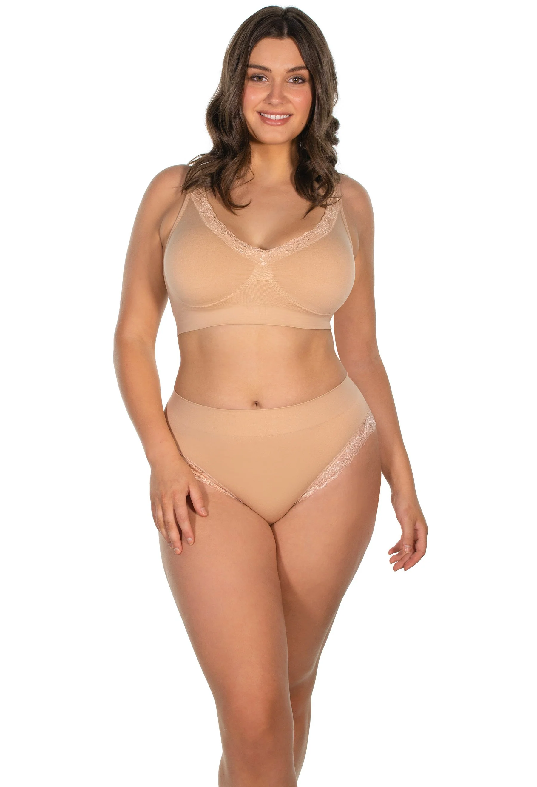 Lace Minimiser Wire Free Bra - Image 20
