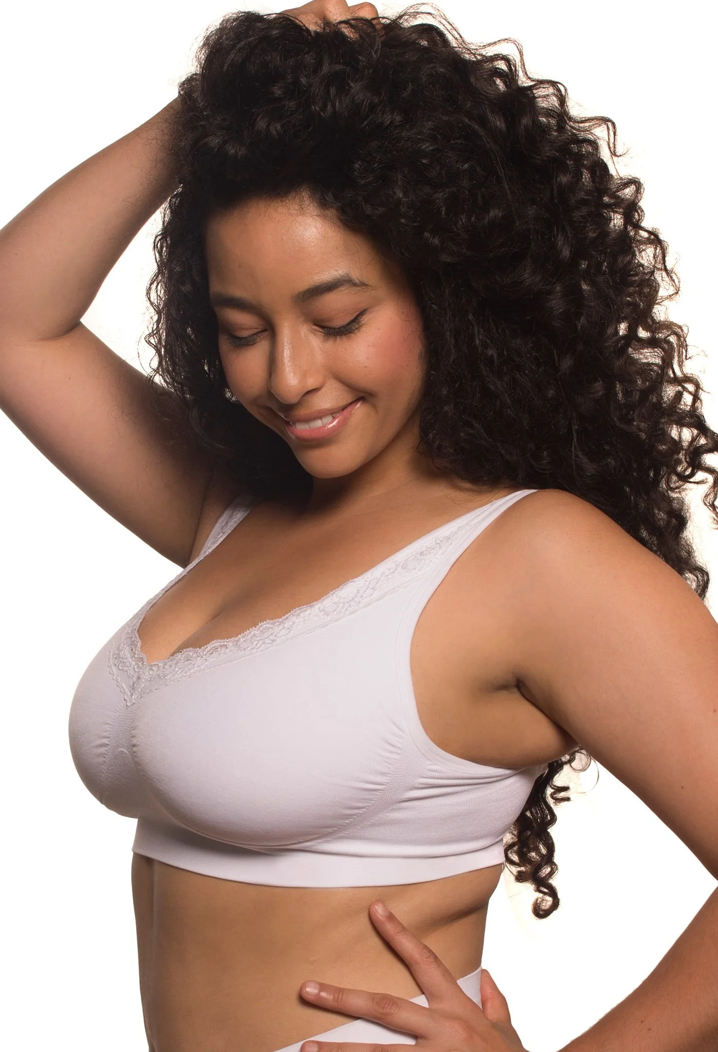 Lace Minimiser Wire Free Bra - Image 8