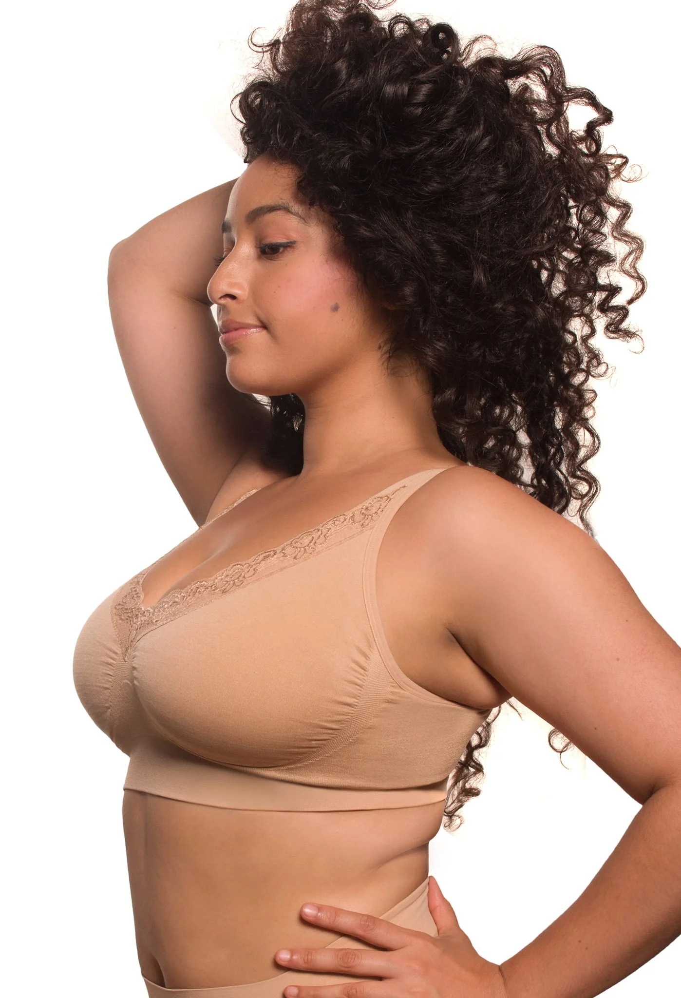 Lace Minimiser Wire Free Bra | Fancy 3-Pack - Image 13