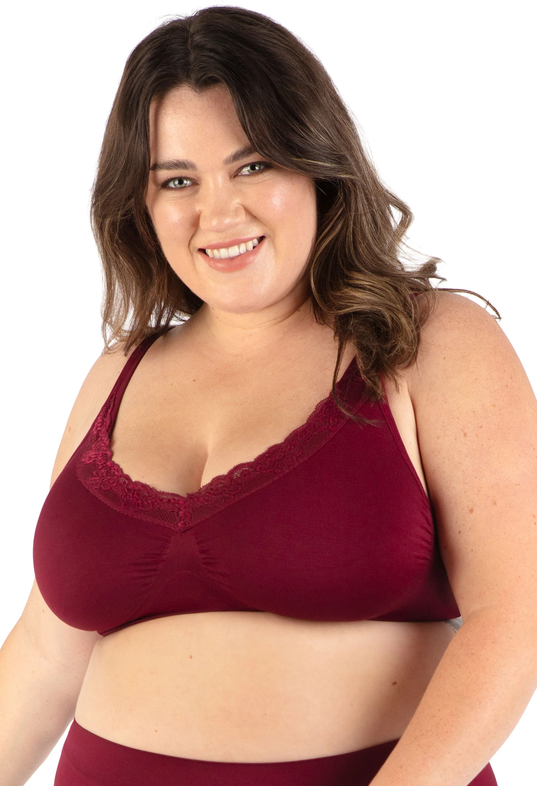 Lace Minimiser Wire Free Bra | Fancy 3-Pack - Image 5
