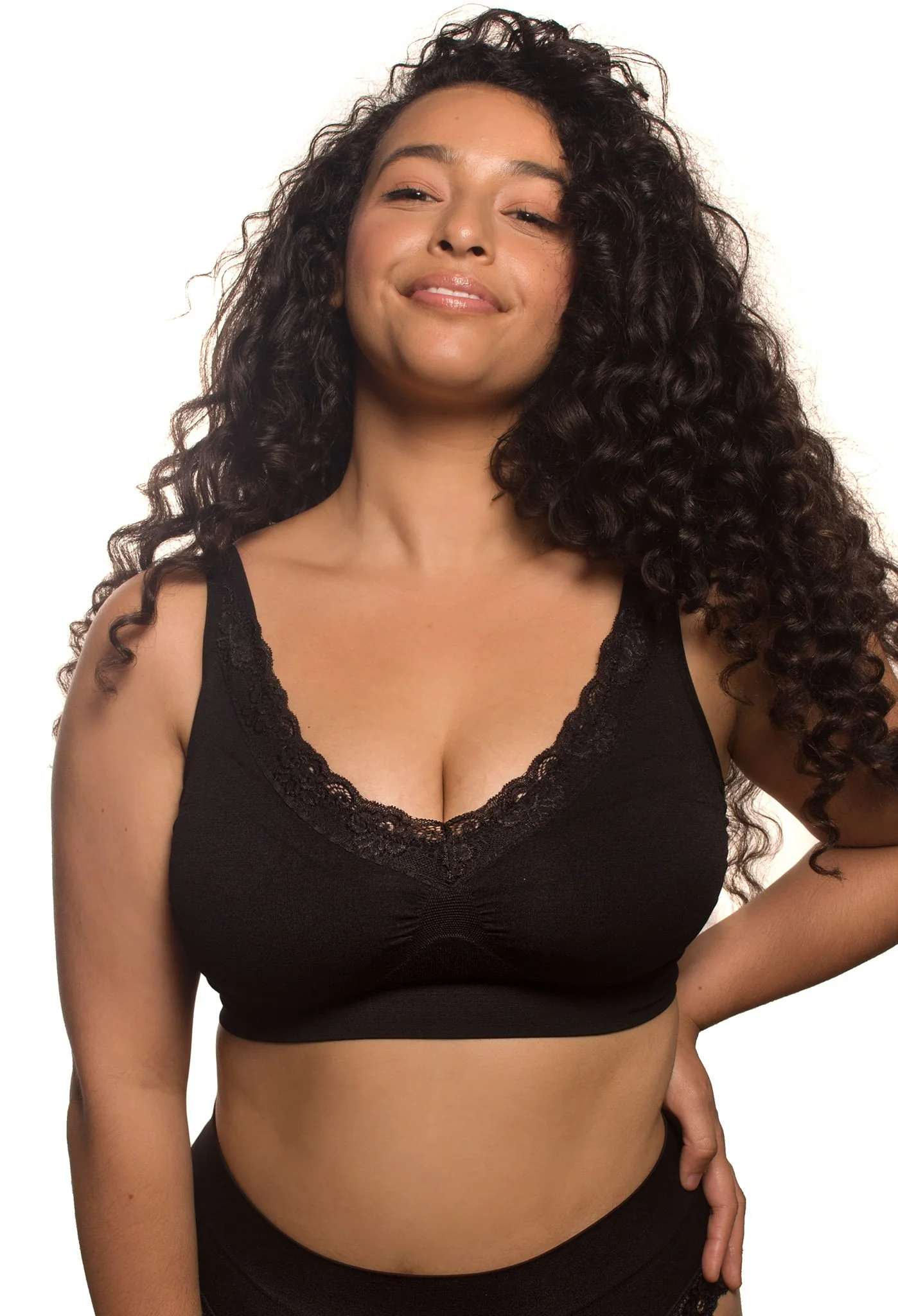 Lace Minimiser Wire Free Bra | Fancy 3-Pack - Image 9