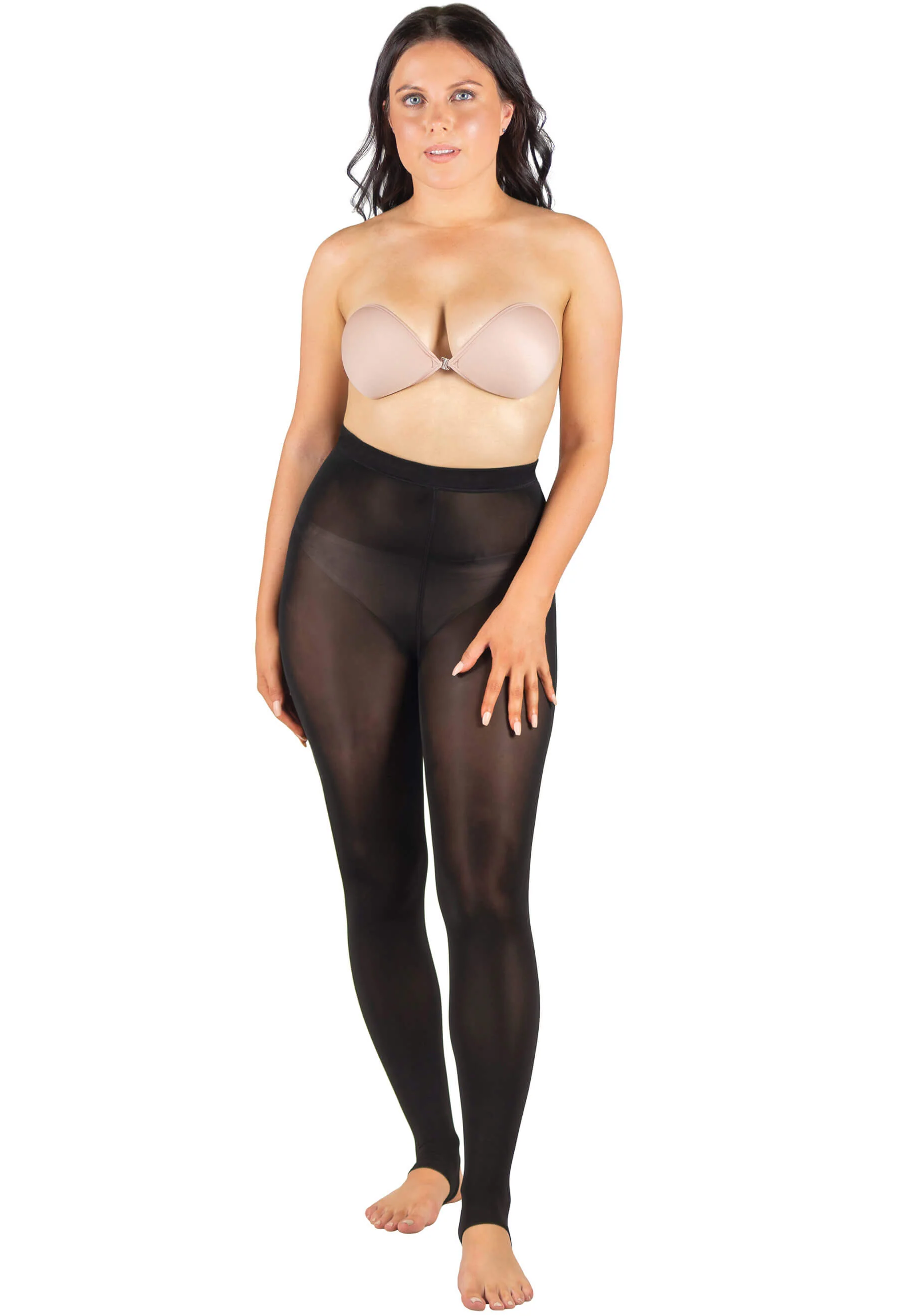 Ladder Resistant Shaping Stirrup Thighs Black - Image 5