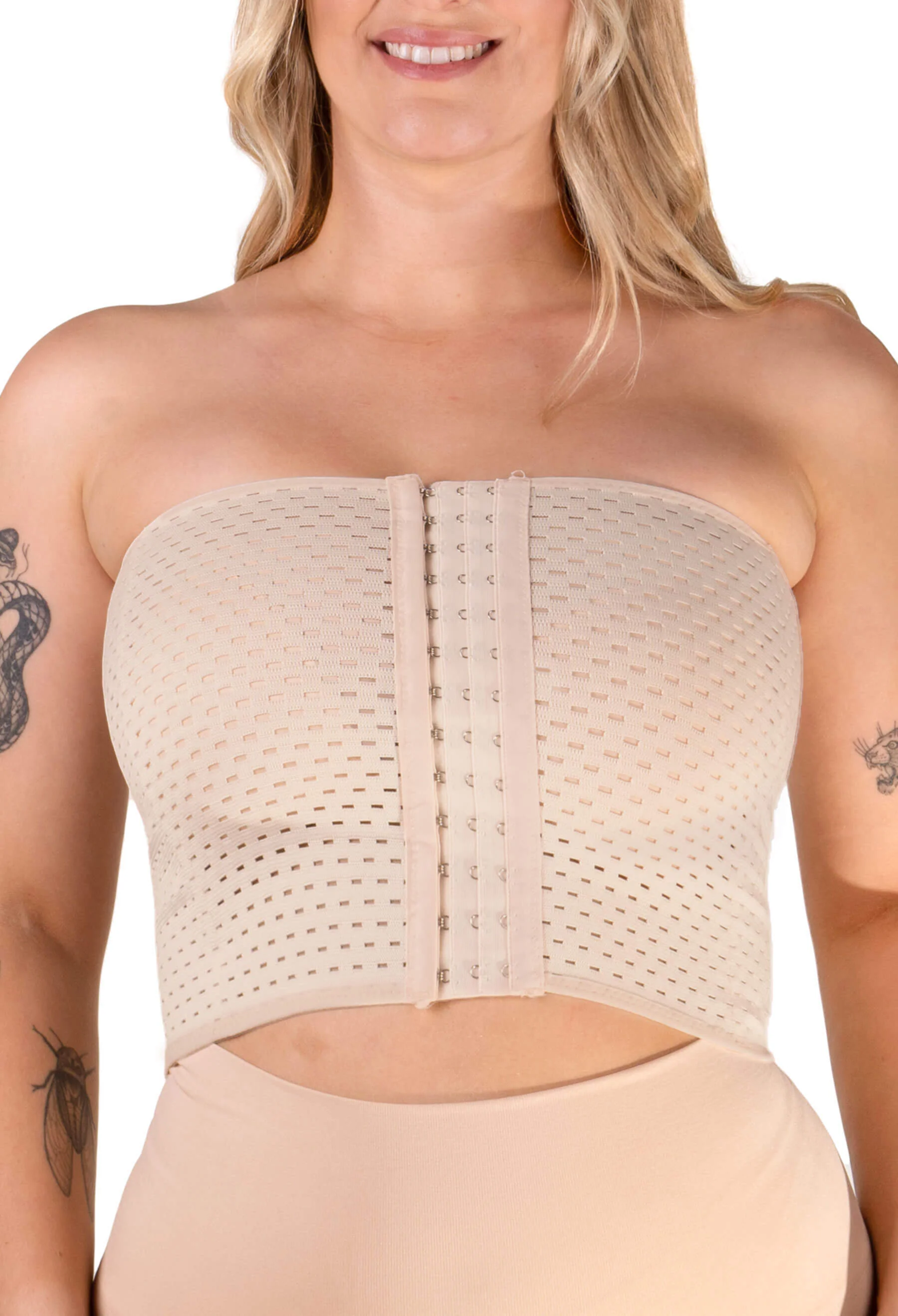Lightweight Front Closure Minimising Bandeau - 2 Pack - Image 2
