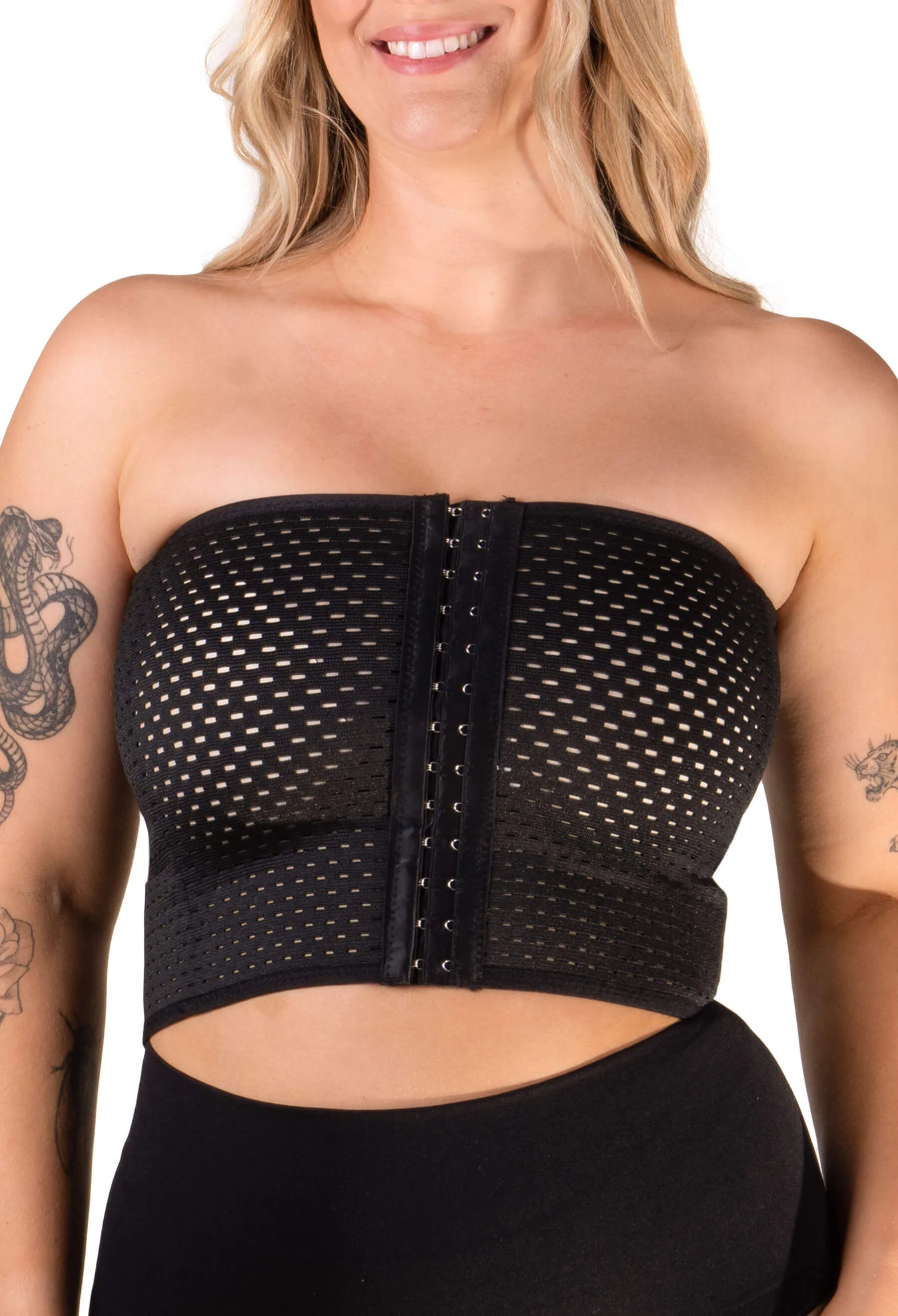 Lightweight Front Closure Minimising Bandeau - 2 Pack - Image 9