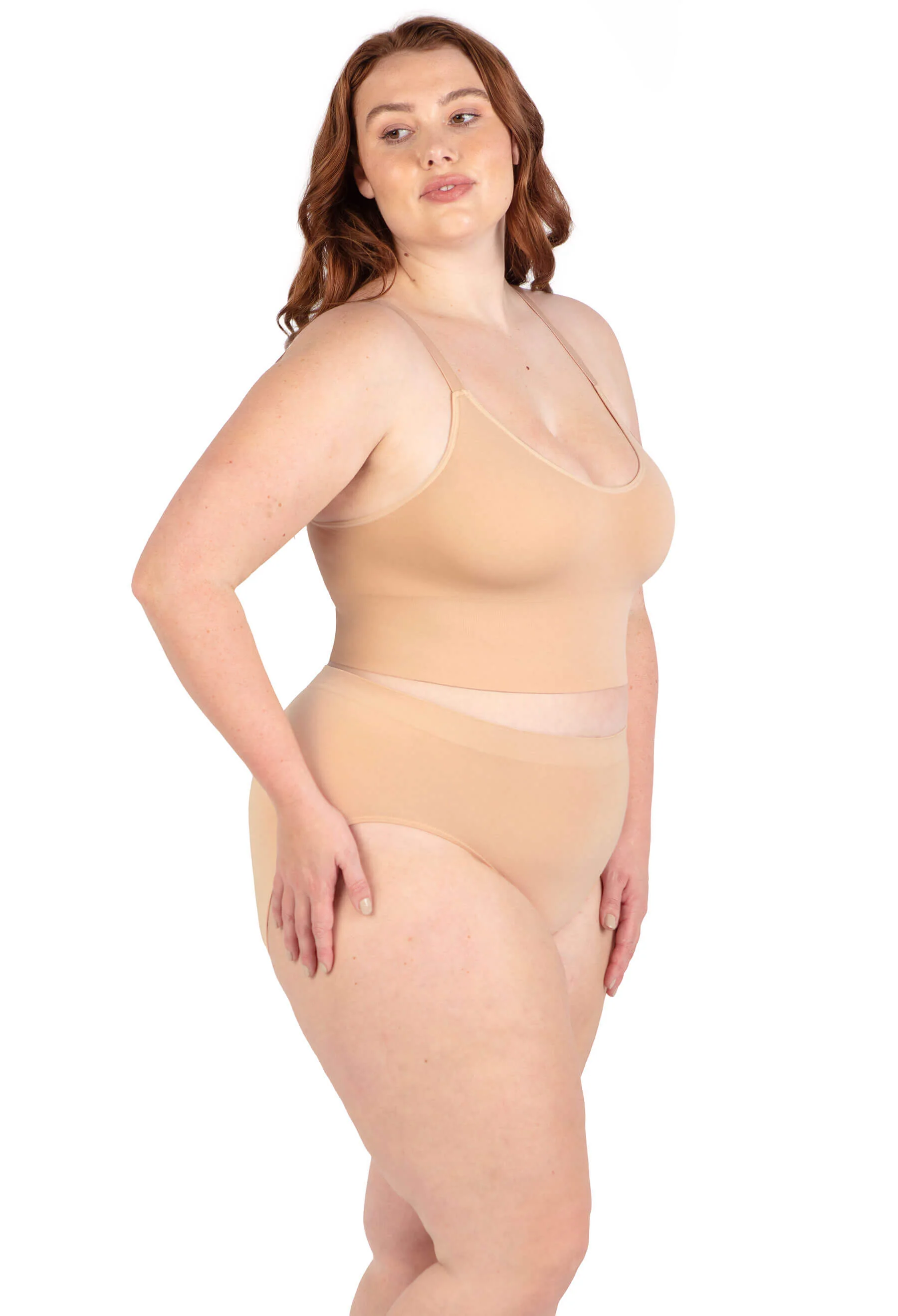 Long Line Spaghetti Strap Bralette - Image 21