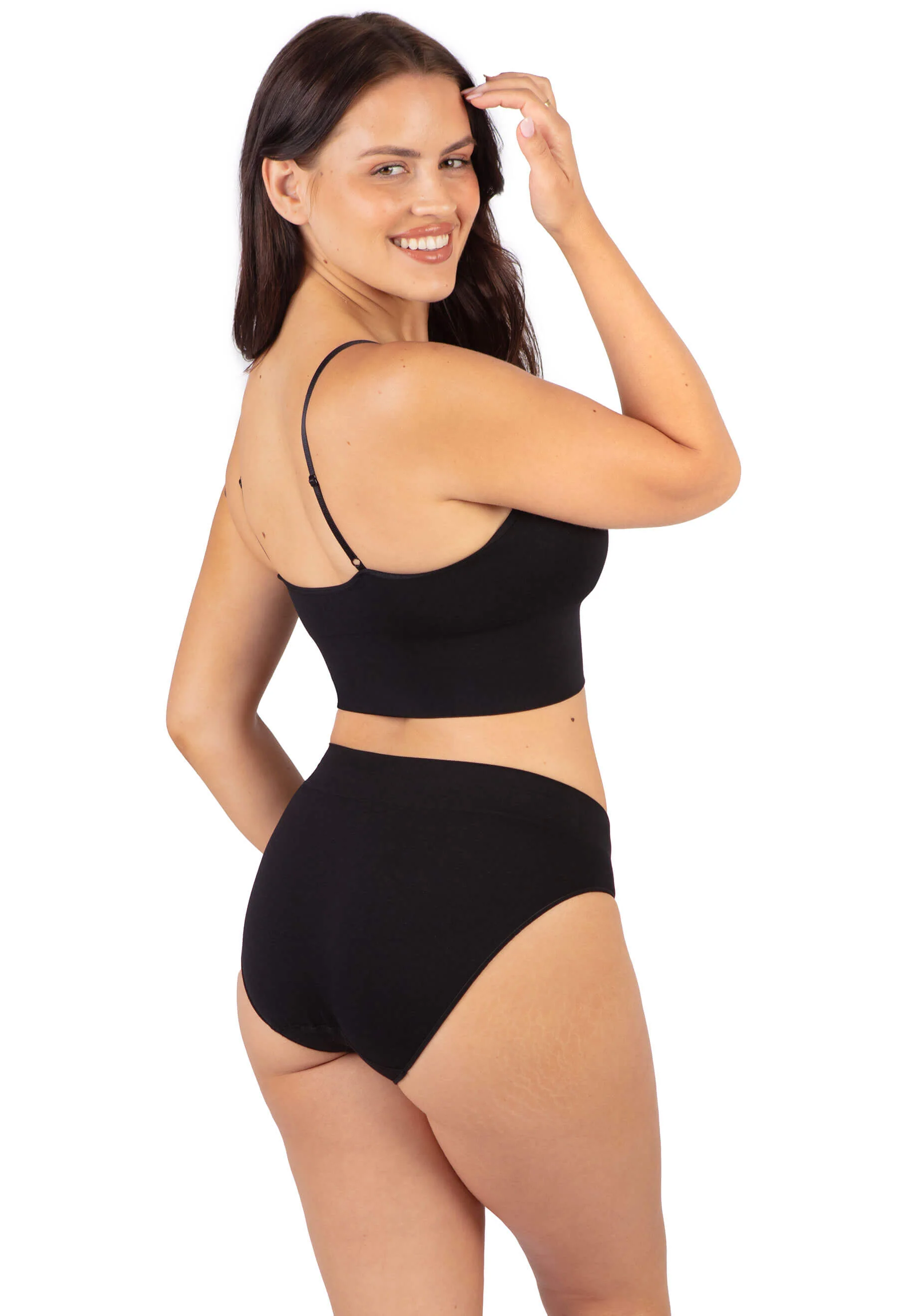 Long Line Spaghetti Strap Bralette - Image 24