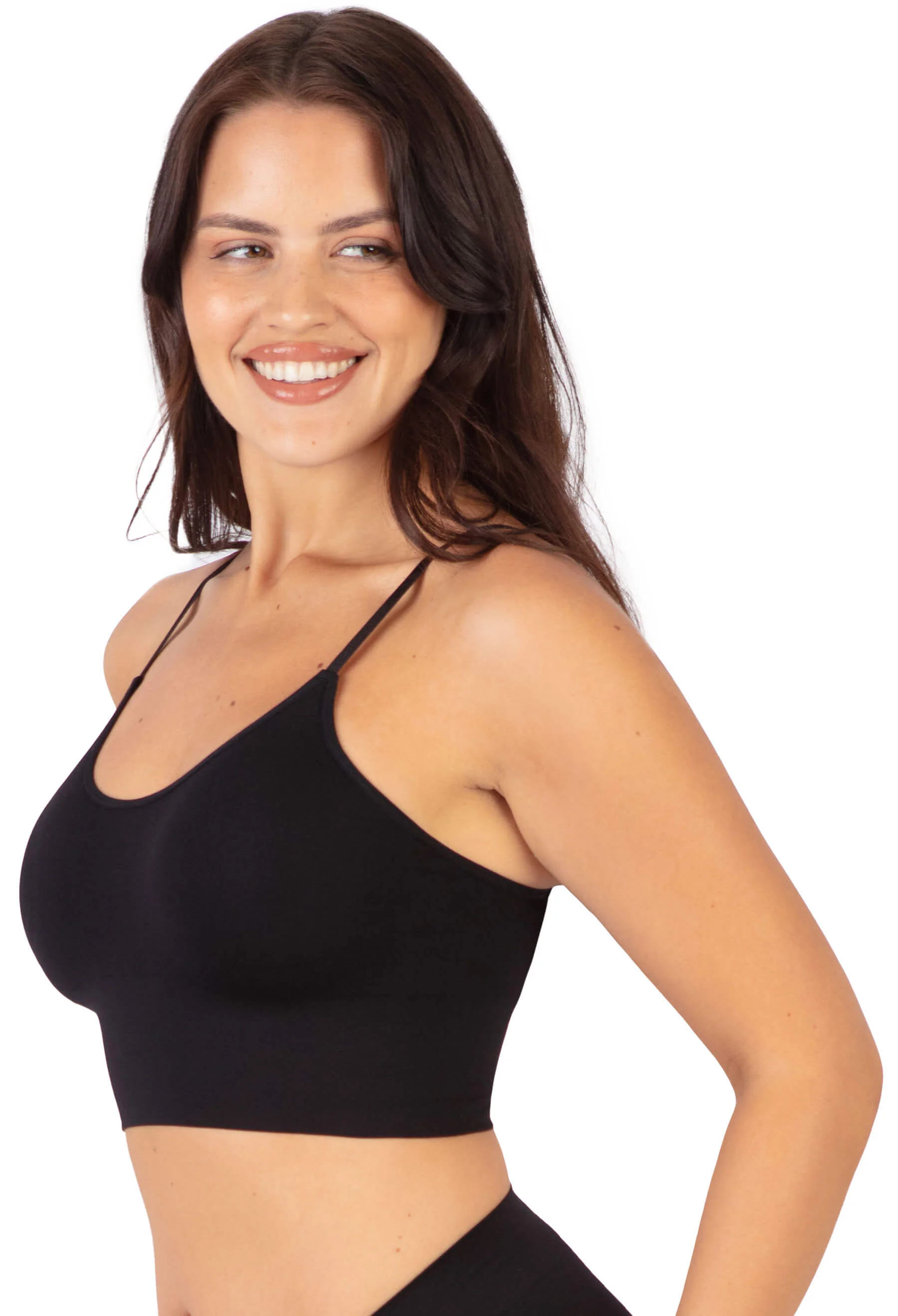 Long Line Spaghetti Strap Bralette - 3 Pack - Image 11